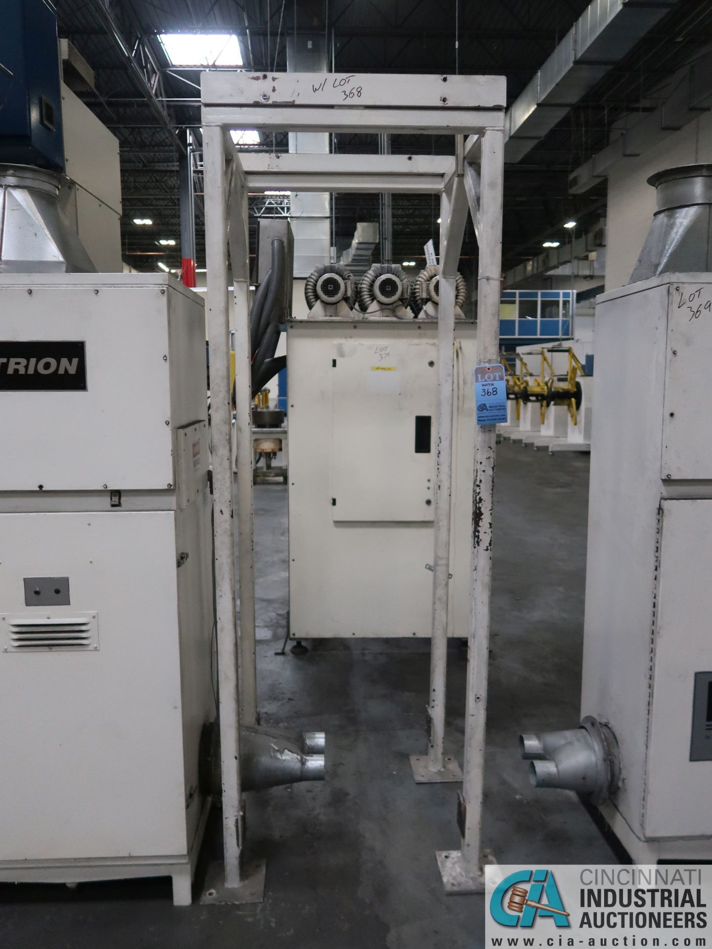 TRION MODEL MP2000-EC ELECTROSTATIC AIR CLEANER; S/N 445930-006, WITH STAND *$50.00 RIGGING FEE - Image 2 of 2