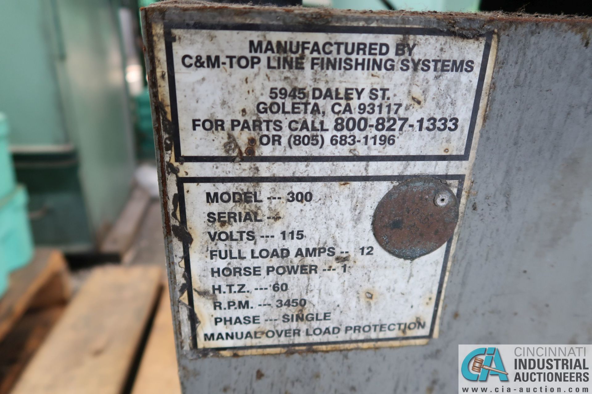 12" W MR. DEBURR VIBRATORY PARTS FINISHER - Loading fee due the "ERRA" Pedowitz - Image 3 of 3