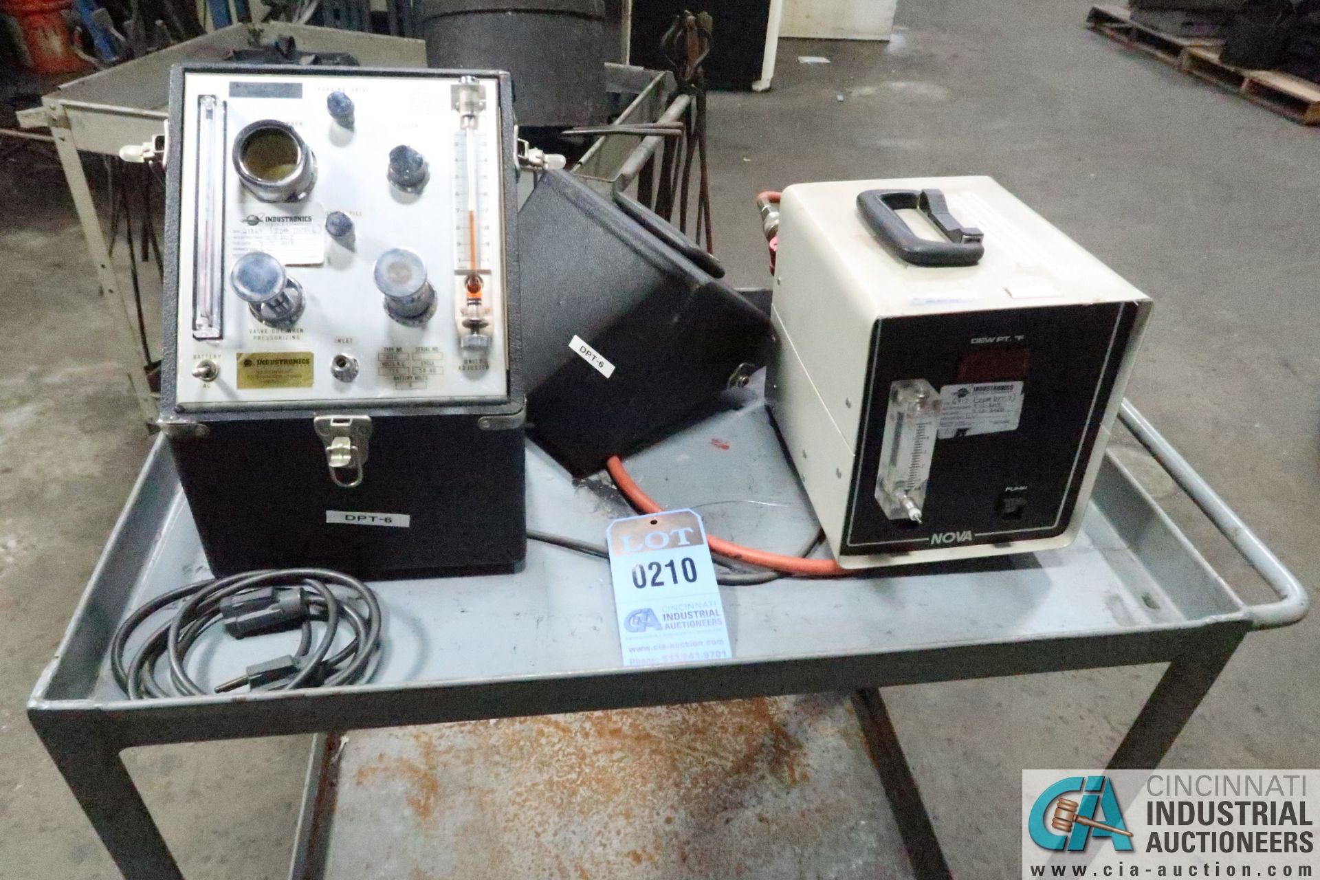 (LOT) NOVA MODEL 203 DEW POINT ANALYZER AND INDUSTRONICS TYPE 7000II PRESSURE ANALYZER