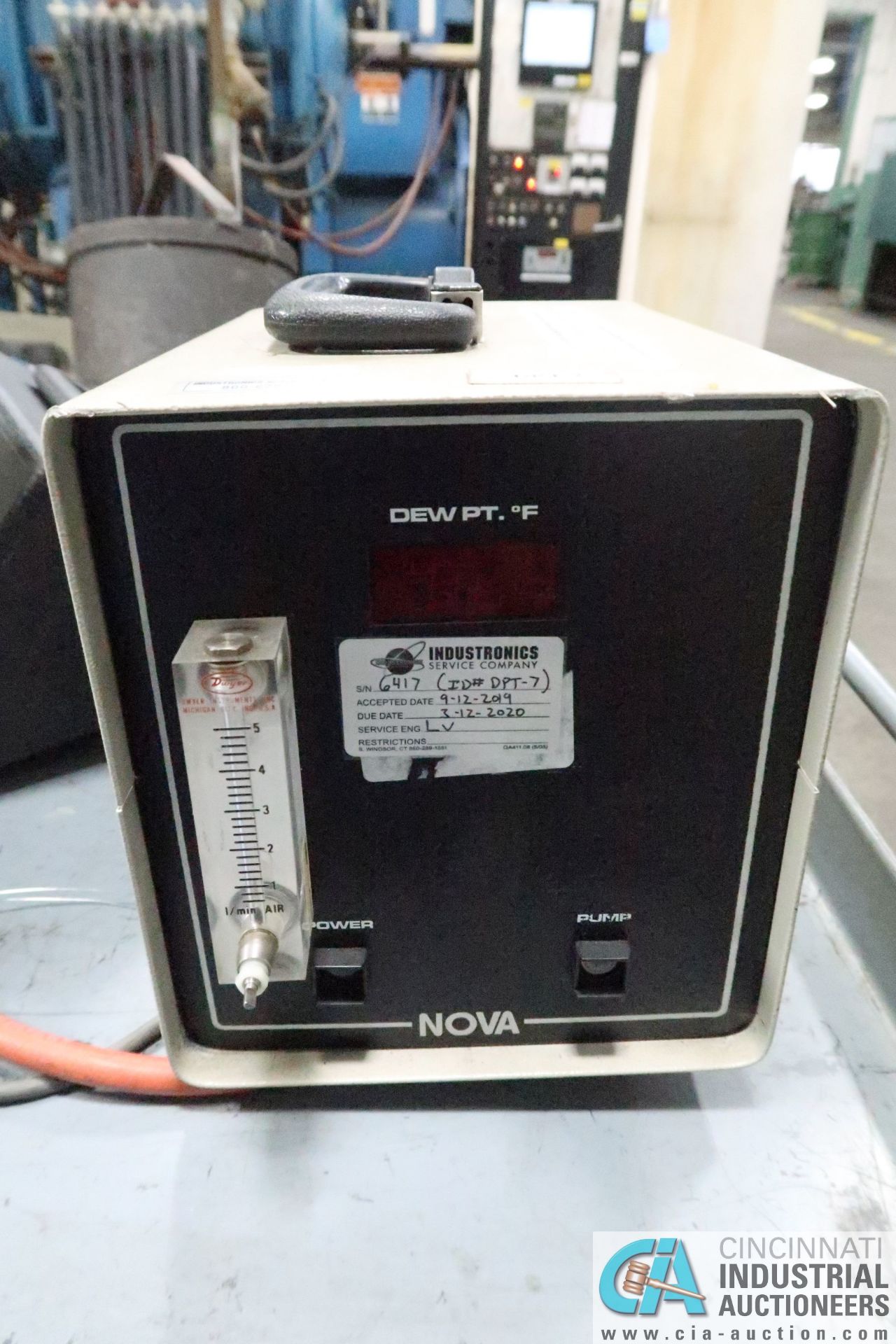 (LOT) NOVA MODEL 203 DEW POINT ANALYZER AND INDUSTRONICS TYPE 7000II PRESSURE ANALYZER - Image 4 of 5