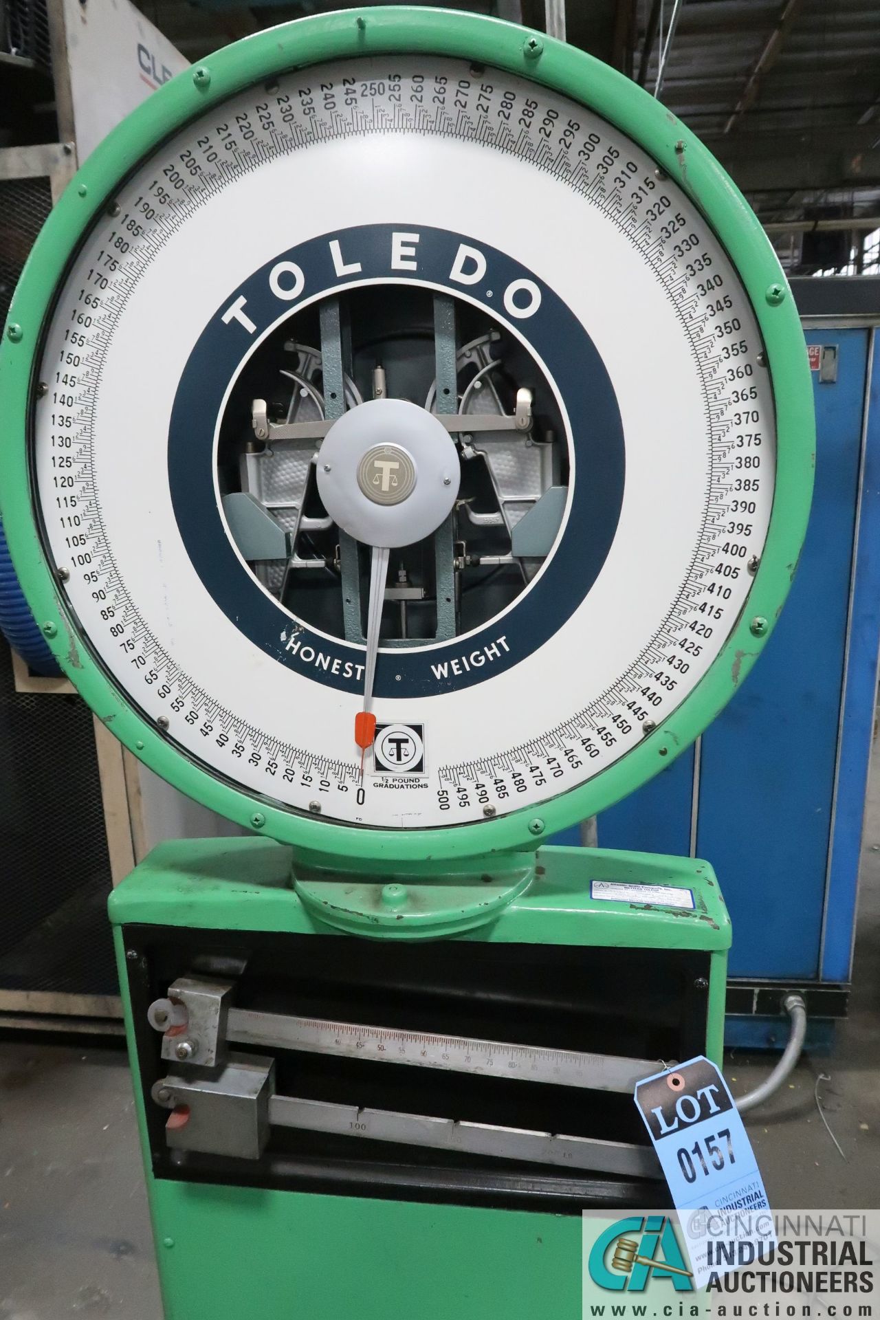 500 LB TOLEDO HONEST WEIGHT PLATFORM SCALE - Image 2 of 2