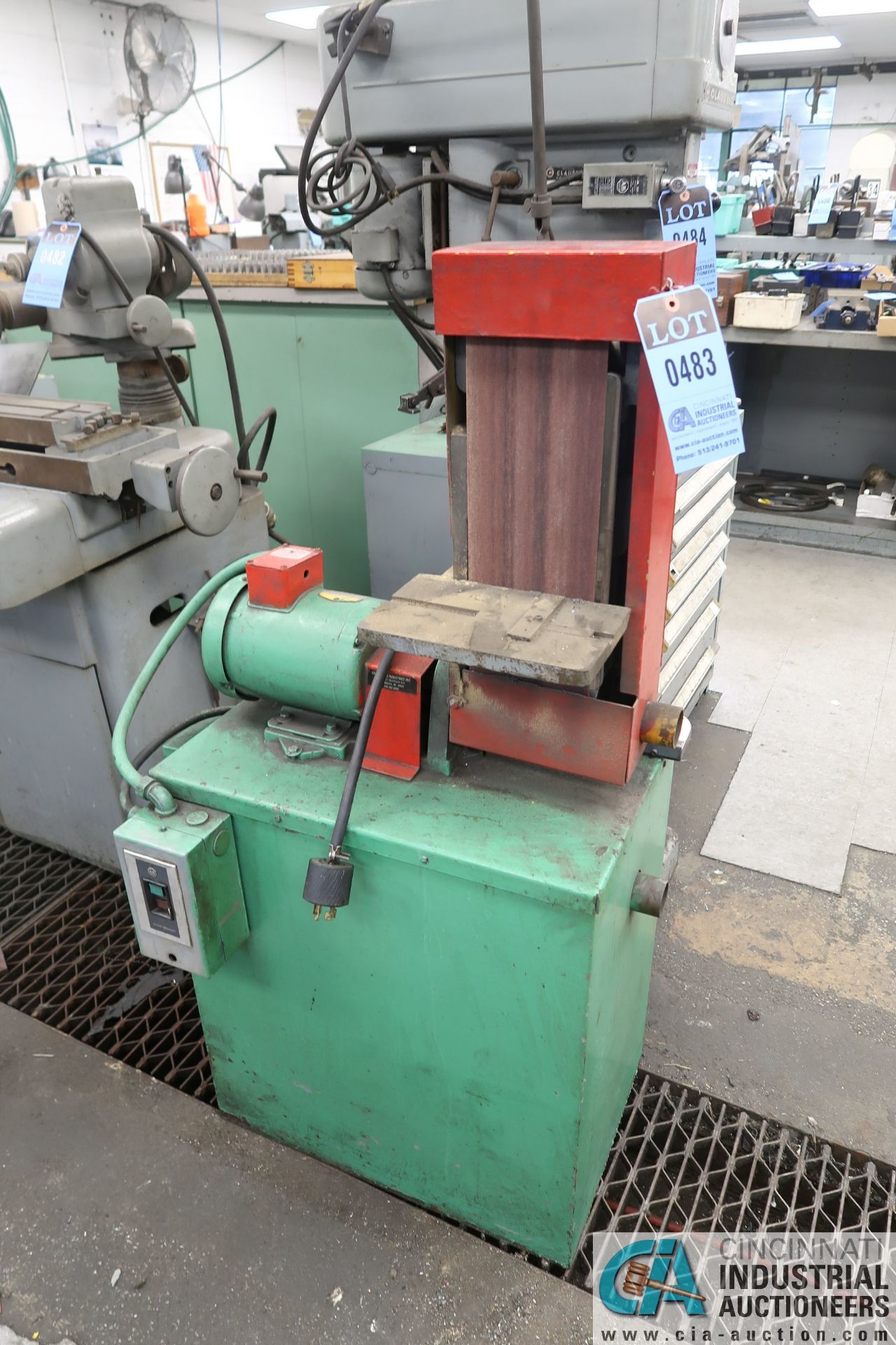 6" BELT SANDER, 3 HP