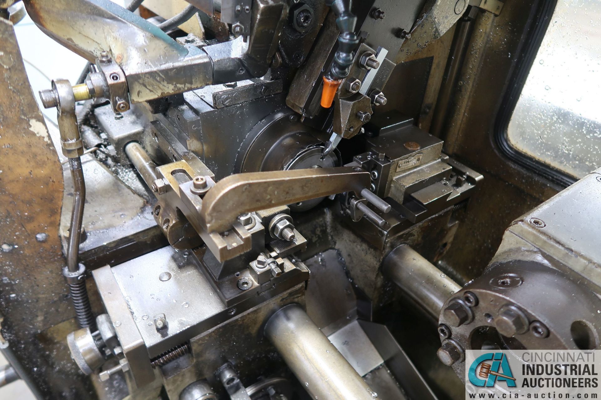 TRAUB MODEL TD-26 SINGLE SPINDLE AUTOMATIC LATHE; S/N 3099 (1979), 26 MM MAX DIA. 88MM LENGTH - Image 4 of 6