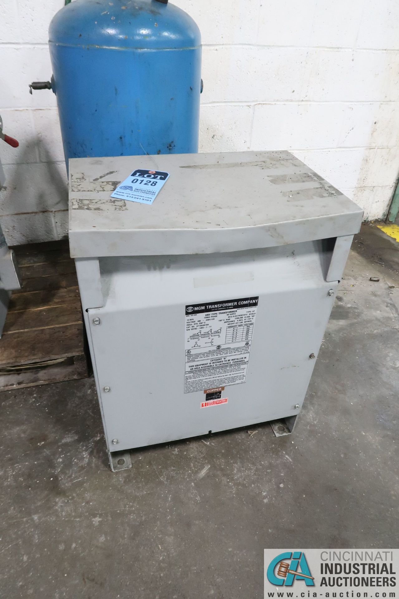 15 KVA MGM TRANSFORMER - Loading fee due the “ERRA” Pedowitz Machinery Movers $25.00