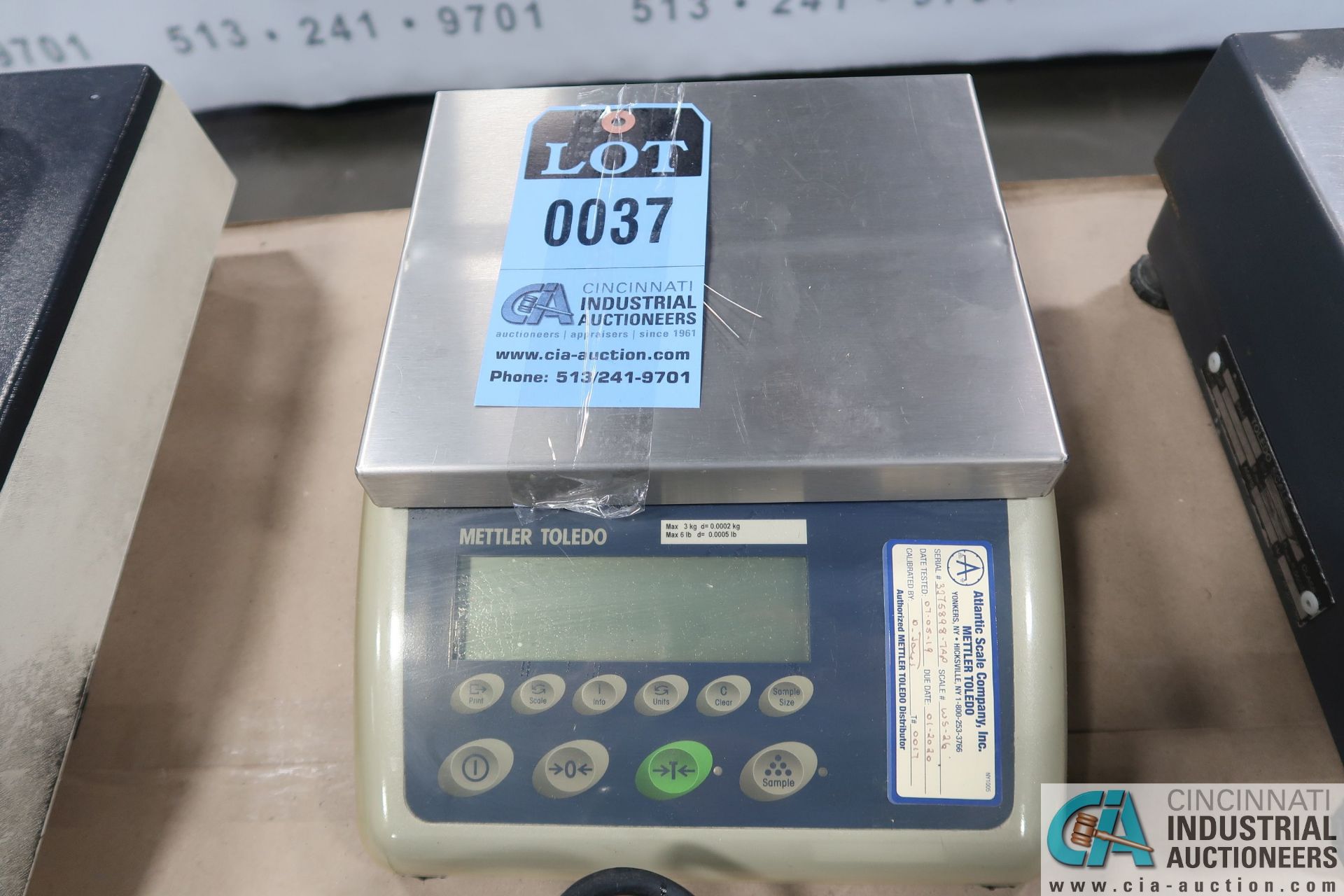 6 LB METTLER-TOLEDO MODEL BBA 432-3PL DIGITAL COUNTING SCALE