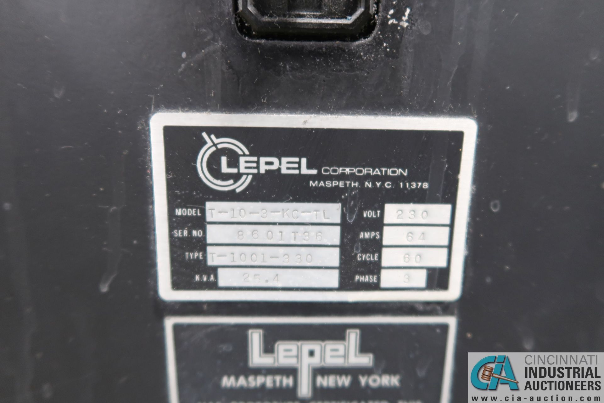 LEPEL MODEL T-10-3-KC-TL INDUCTION HEAT SYSTEM W/ DUAL ROTATING HEAT STATION - Image 6 of 9