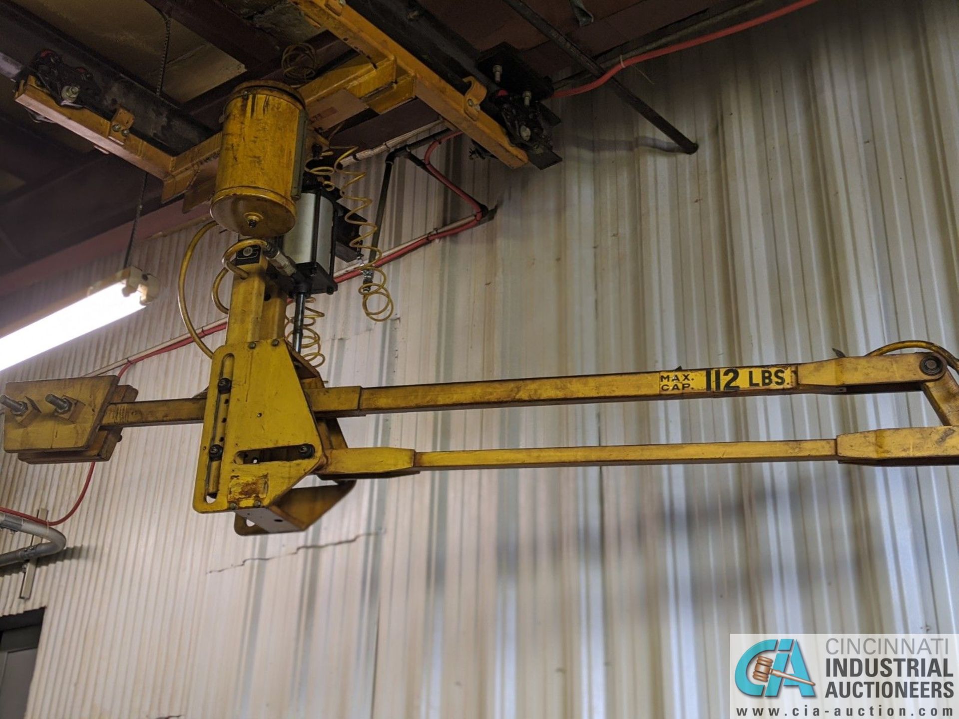 112 LB. CAPACITY CONCO CEILING MOUNTED BALANCE MASTER PNUMATIC CRANE - Image 3 of 4