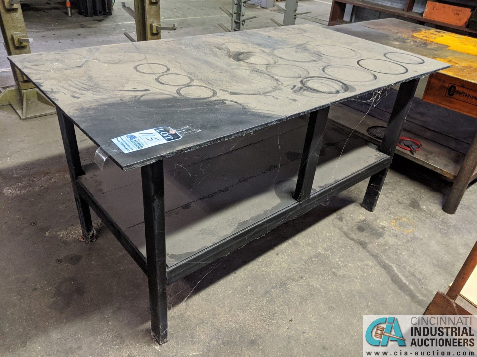 36" X 66" STEEL TABLE