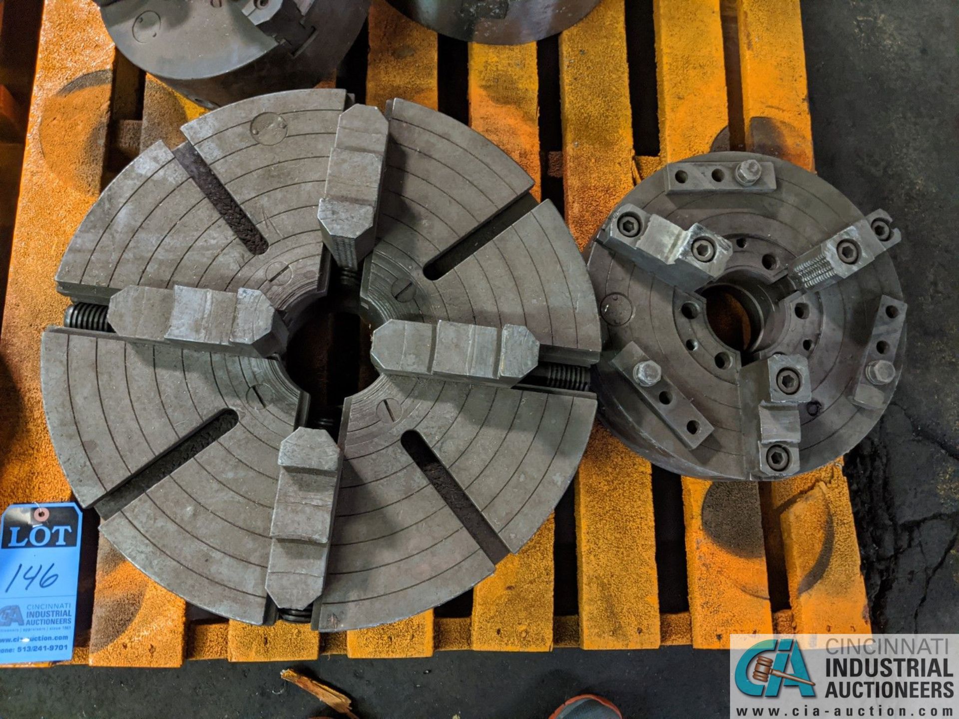 LATHE CHUCKS, 21", 15", 15", 12" - Image 2 of 3