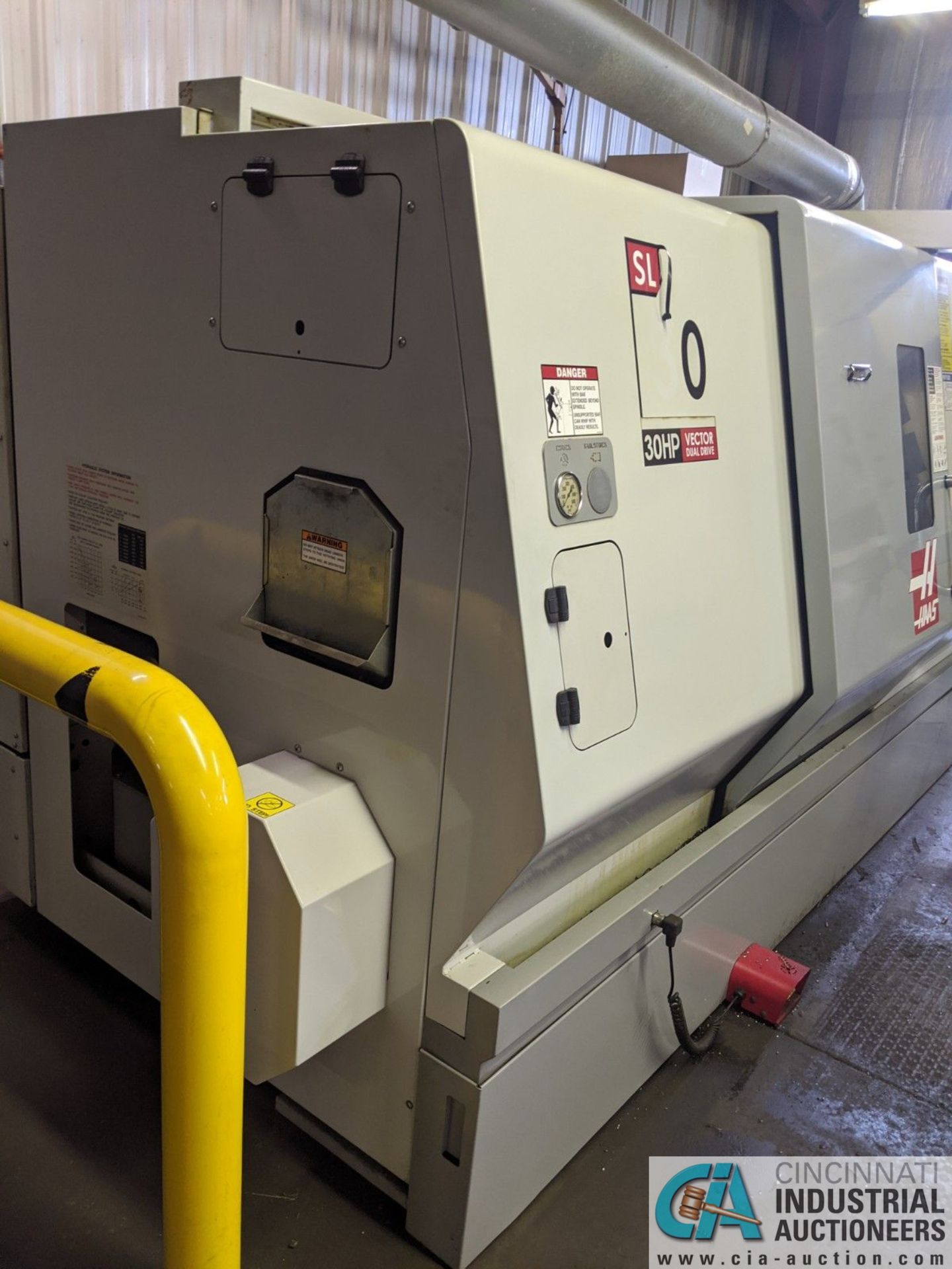 HAAS MODEL SL30 CNC TURNING CENTER; S/N 3074490, 30 HP, VECTOR DUAL DRIVE, 12" 3-JAW CHUCK, 12 - Image 7 of 14