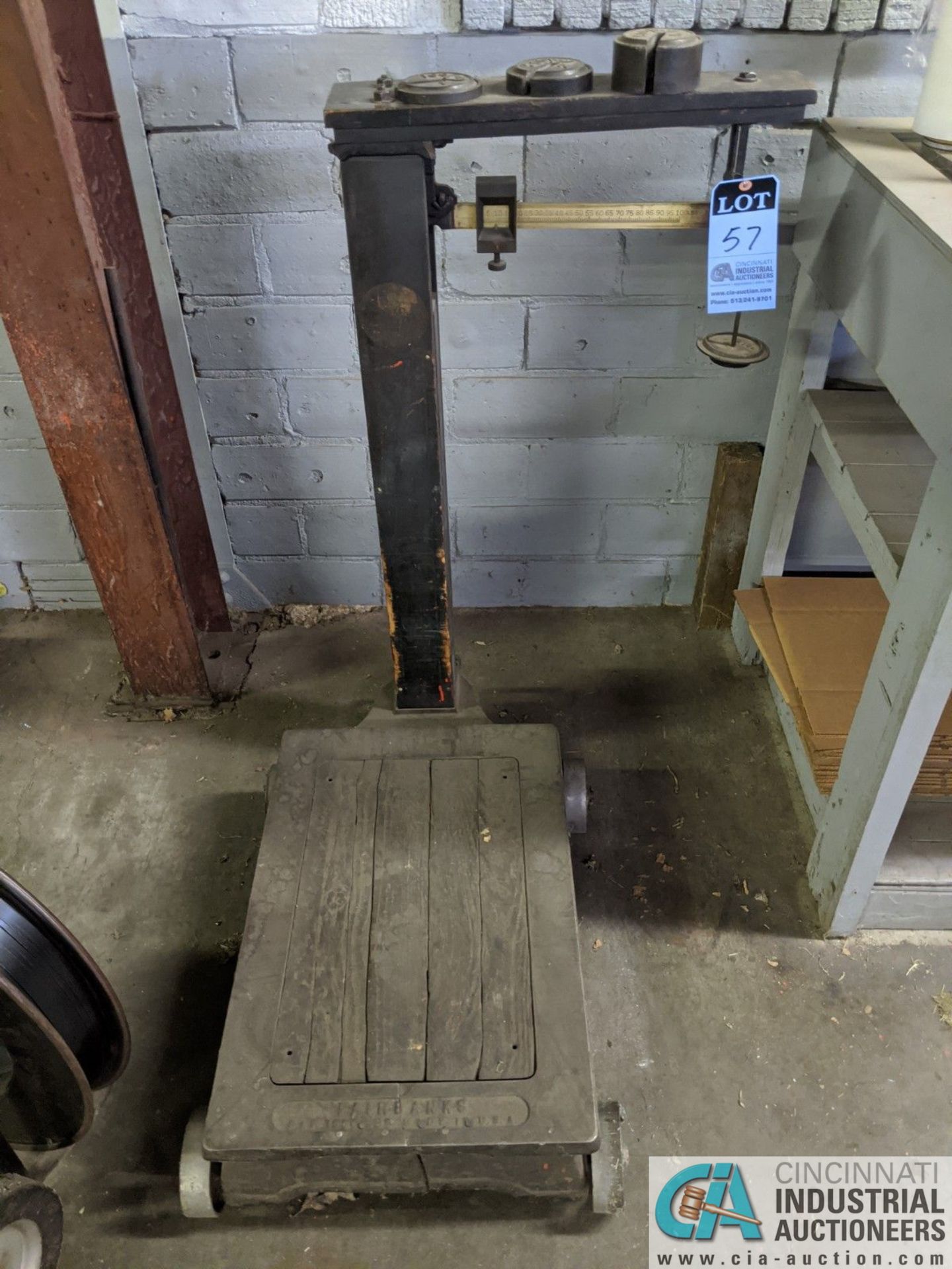 1,000 LB. FAIRBANKS FLOOR SCALE