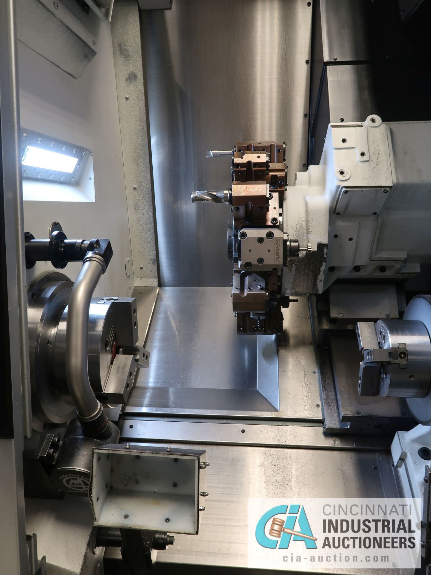 OKUMA MODEL LB3000EX II-MYW 450 MULTI-AXIS CNC TURNING CENTER W/ MILLING & Y-AXIS; S/N 209332, OKUMA - Image 5 of 11