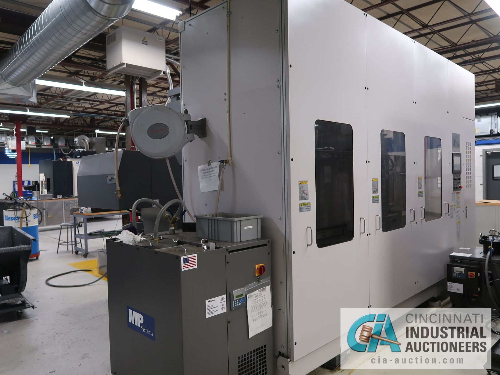 OKUMA MODEL MB-4000H CNC HORIZONTAL MACHINING CENTER W/ FULL 4TH AXIS; S/N 155742, OKUMA OSP-P200MA - Image 4 of 17