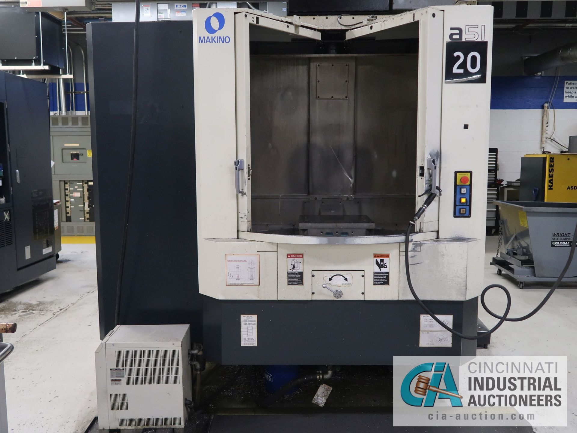 MAKINO MODEL A51 CNC HORIZONTAL MACHINING CENTER W/ FULL 4TH AXIS; S/N 1847 - Image 3 of 16