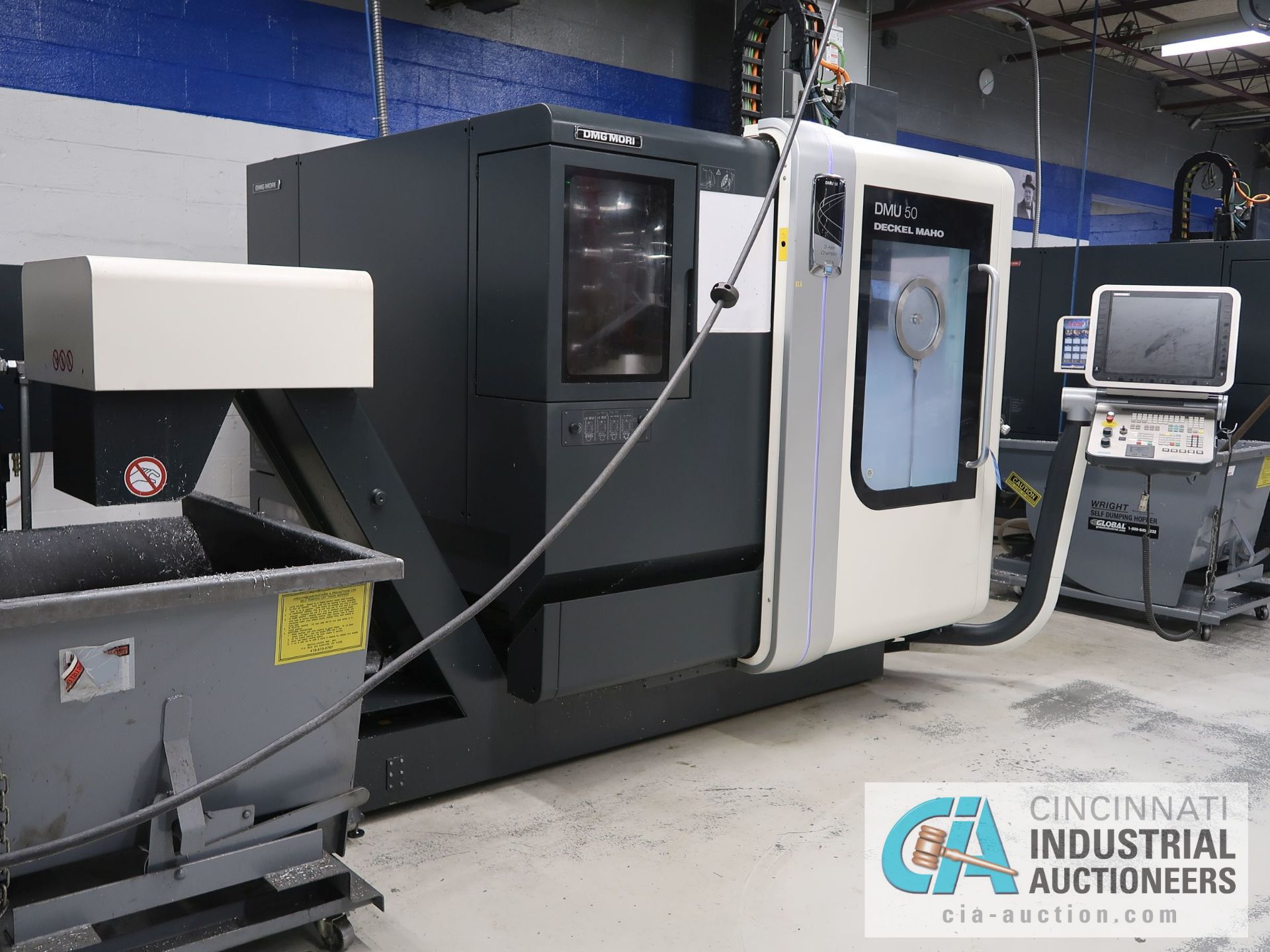 DMG MORI MODEL DMU 50 FIVE-AXIS CNC VERTICAL MACHINING CENTER; S/N 11415596464, DMG SIEMENS ERGOLINE - Image 3 of 30