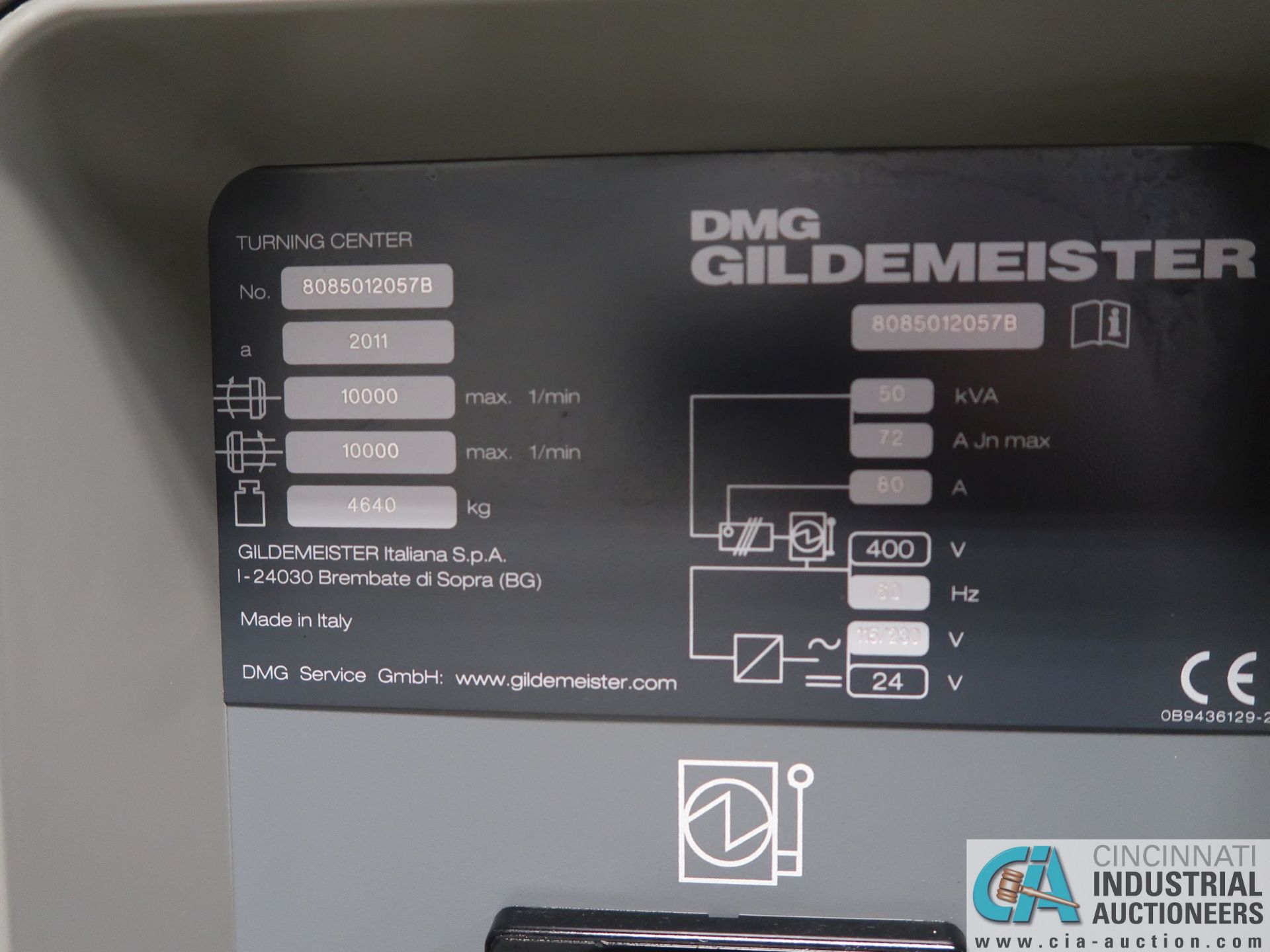 DMG GILDEMEISTER MODEL SPEED 20-11 LINEAR 11-AXIS SWISS CNC TURNING CENTER; S/N 8085012057B, FANUC - Image 22 of 27