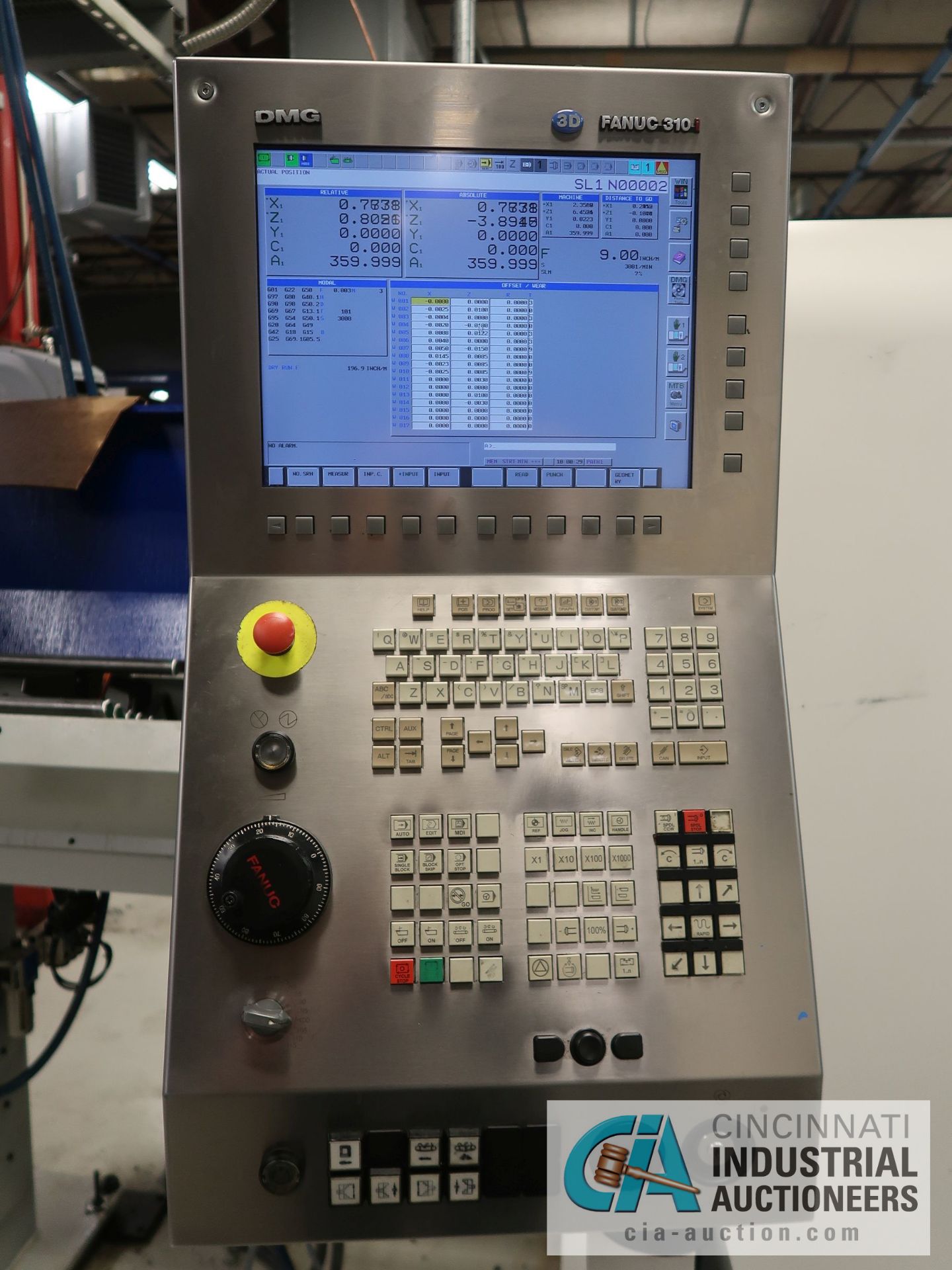 DMG GILDEMEISTER MODEL SPRINT 20-8 LINEAR SWISS CNC TURNING CENTER; S/N 8092000183B, FANUC 310i - Image 3 of 20