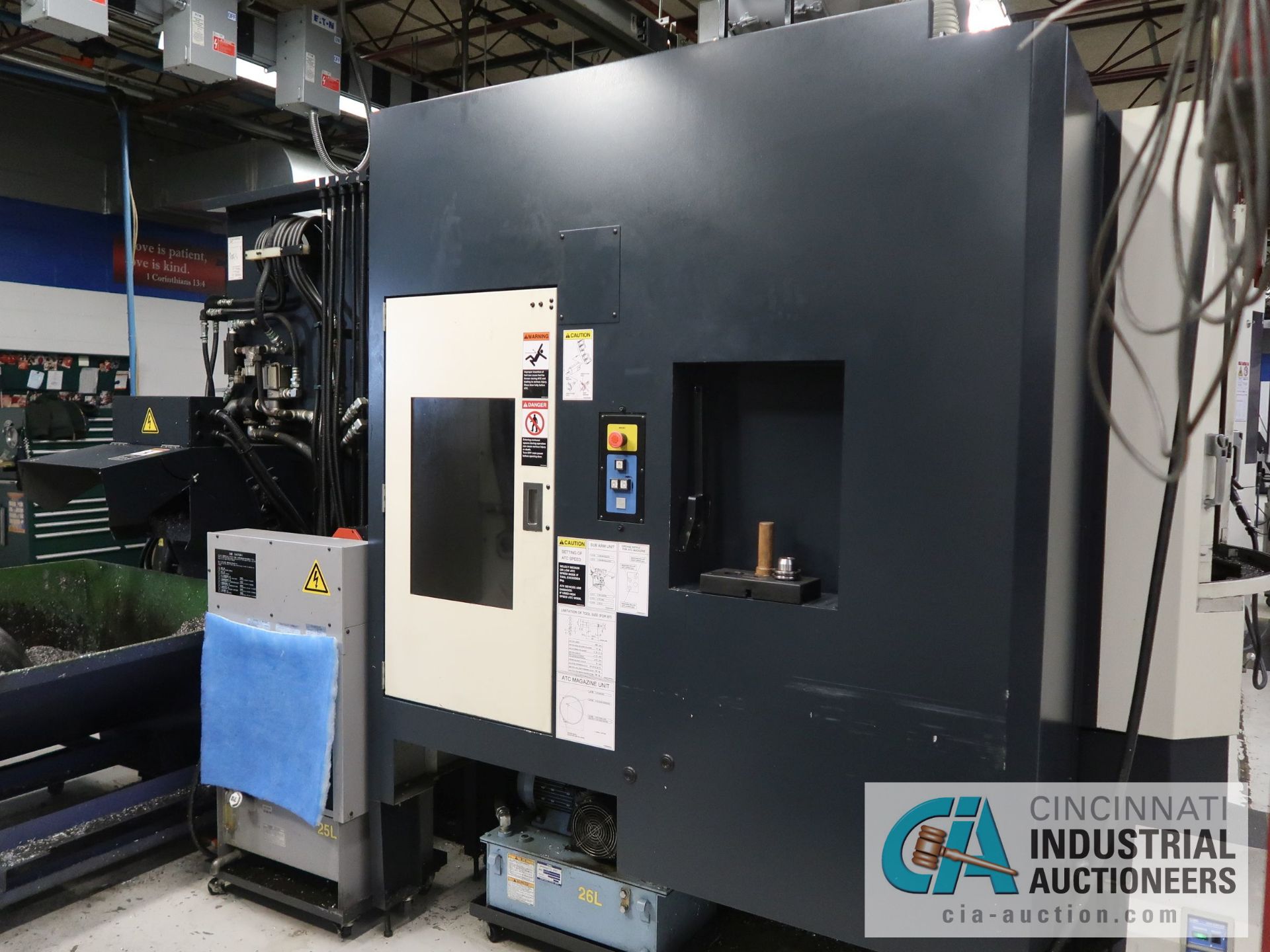 MAKINO MODEL A51 CNC HORIZONTAL MACHINING CENTER W/ FULL 4TH AXIS; S/N 1847 - Image 4 of 16