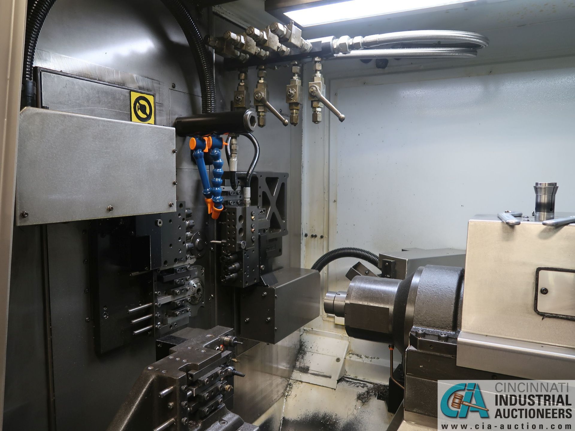 DMG GILDEMEISTER MODEL SPEED 20-11 LINEAR 11-AXIS SWISS CNC TURNING CENTER; S/N 8085012057B, FANUC - Image 13 of 27