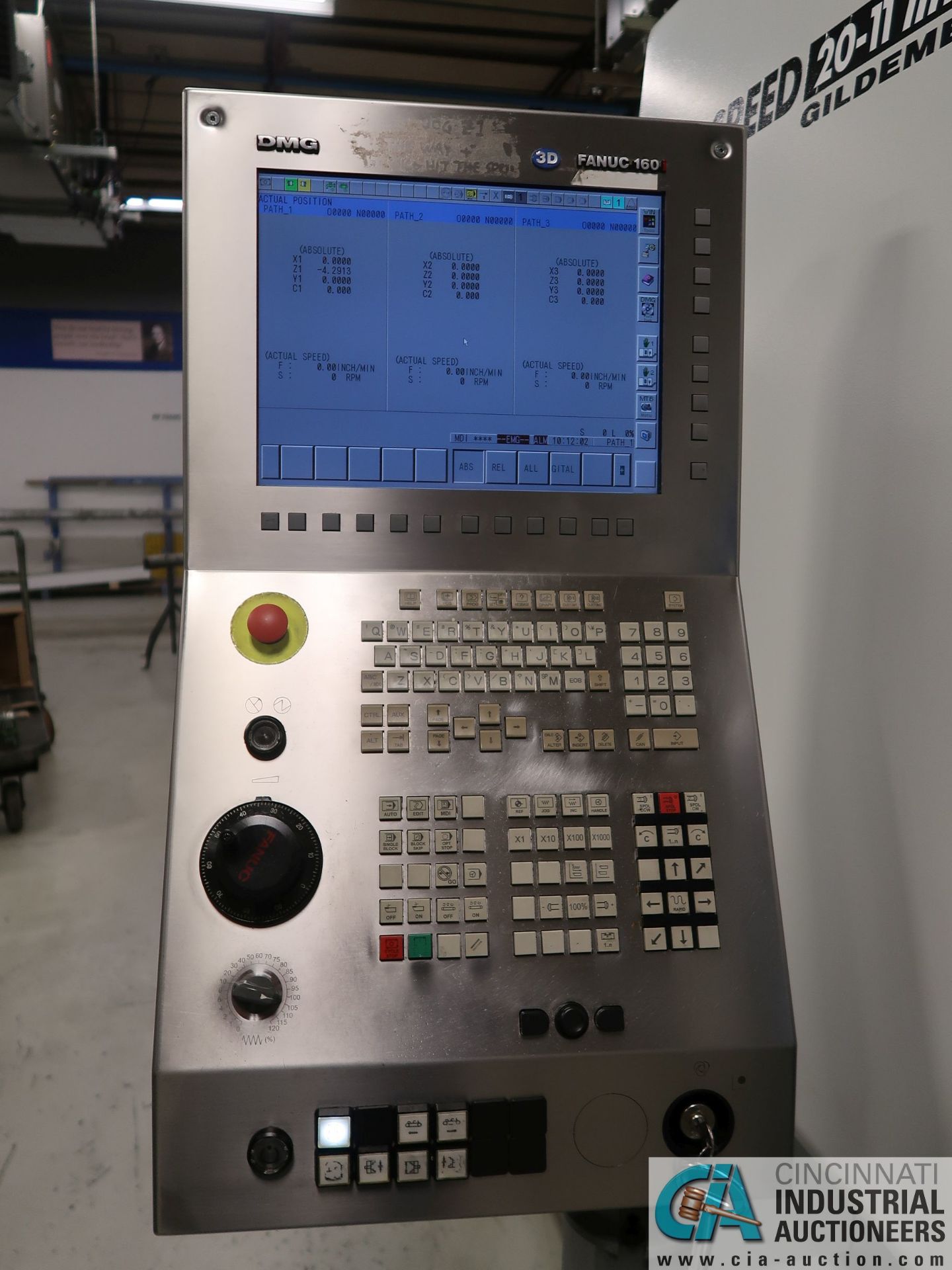 DMG GILDEMEISTER MODEL SPEED 20-11 LINEAR 11-AXIS SWISS CNC TURNING CENTER; S/N 8085012057B, FANUC - Image 25 of 27