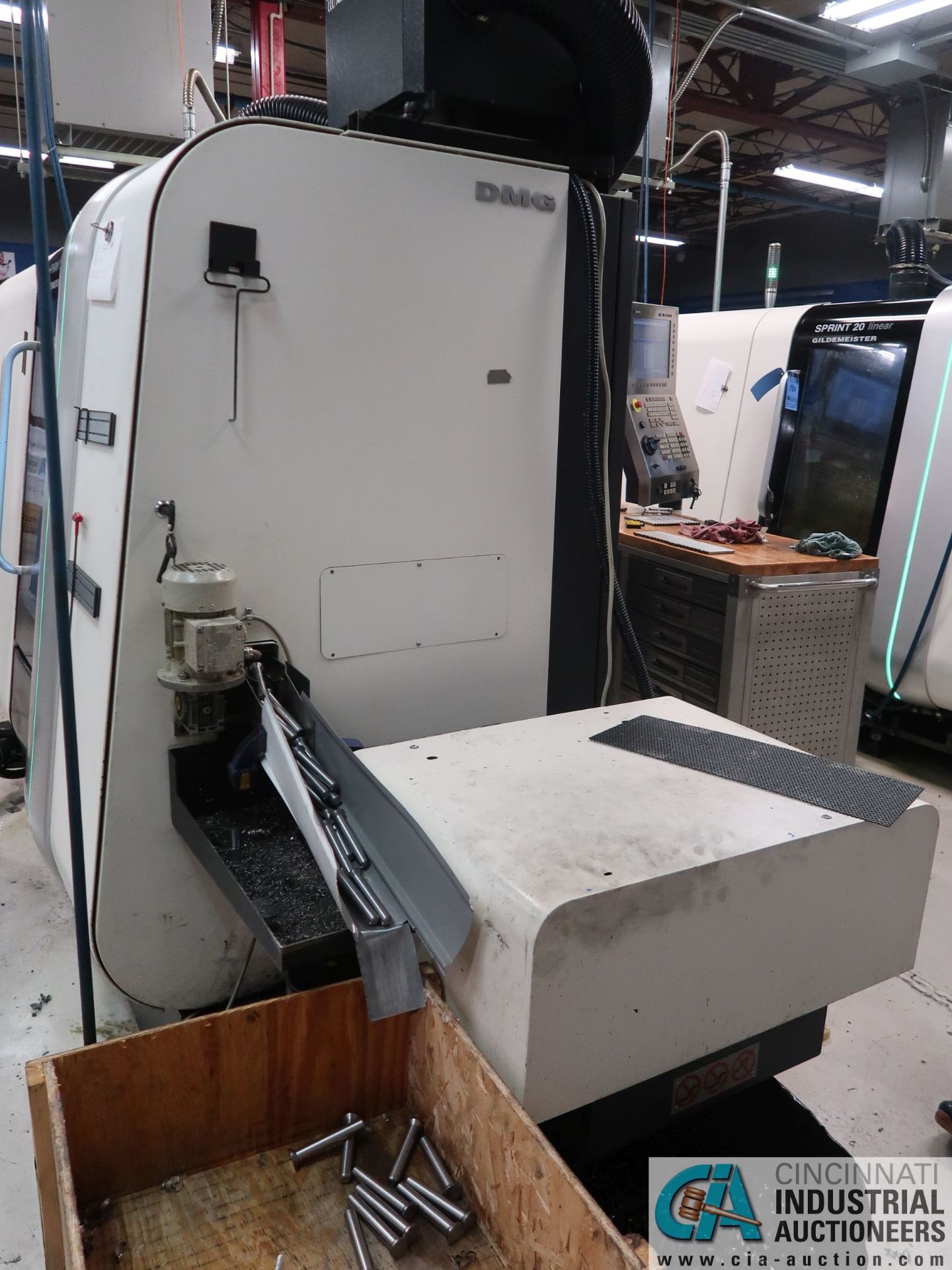 DMG GILDEMEISTER MODEL SPRINT 20-8 LINEAR SWISS CNC TURNING CENTER; S/N 8092000183B, FANUC 310i - Image 15 of 20