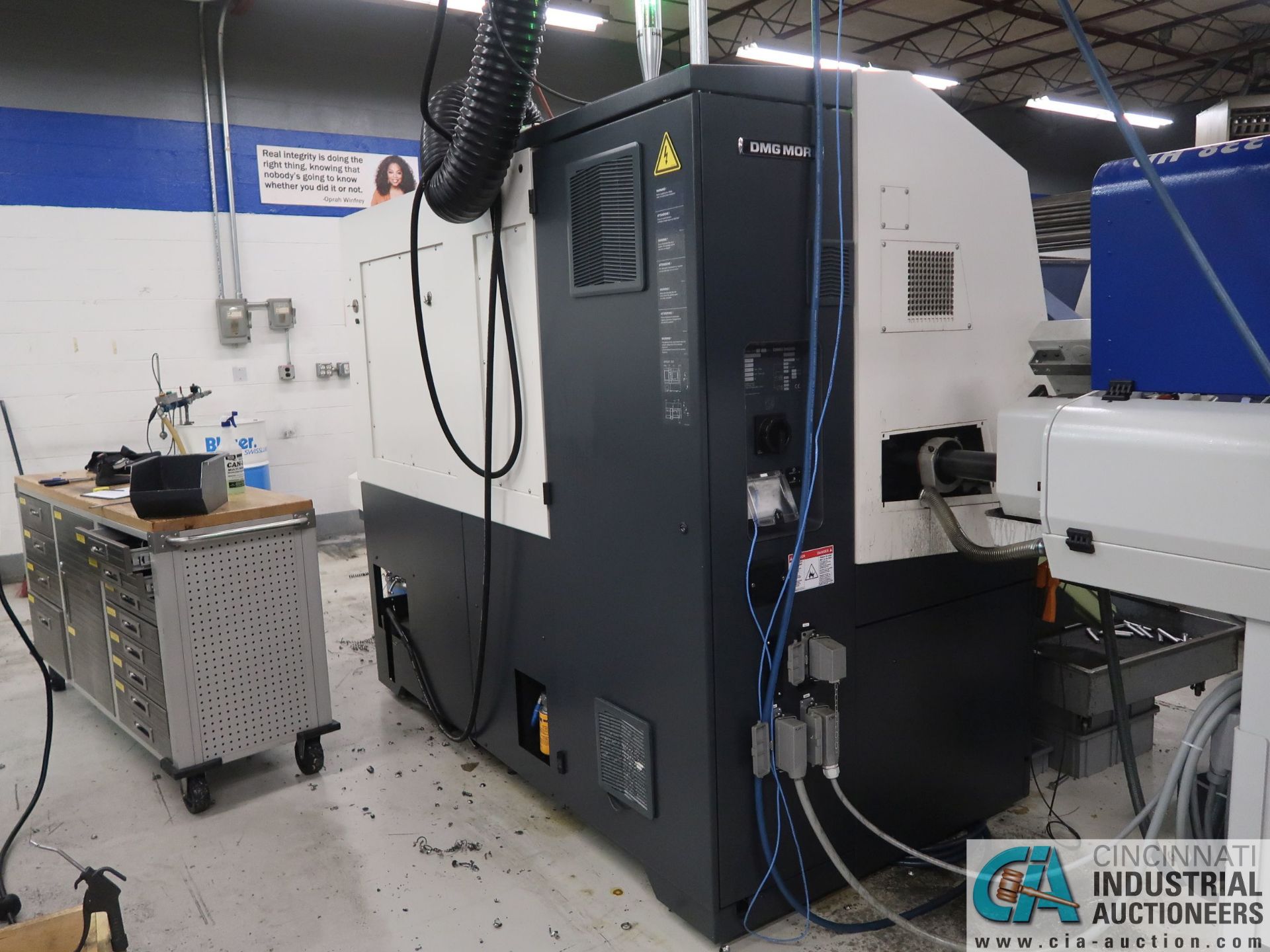 DMG MORI MODEL SPRINT 32/8 SWISS CNC TURNING CENTER; S/N 8107000192B, FANUC 32i-MODEL B CONTROL, 2- - Image 13 of 15