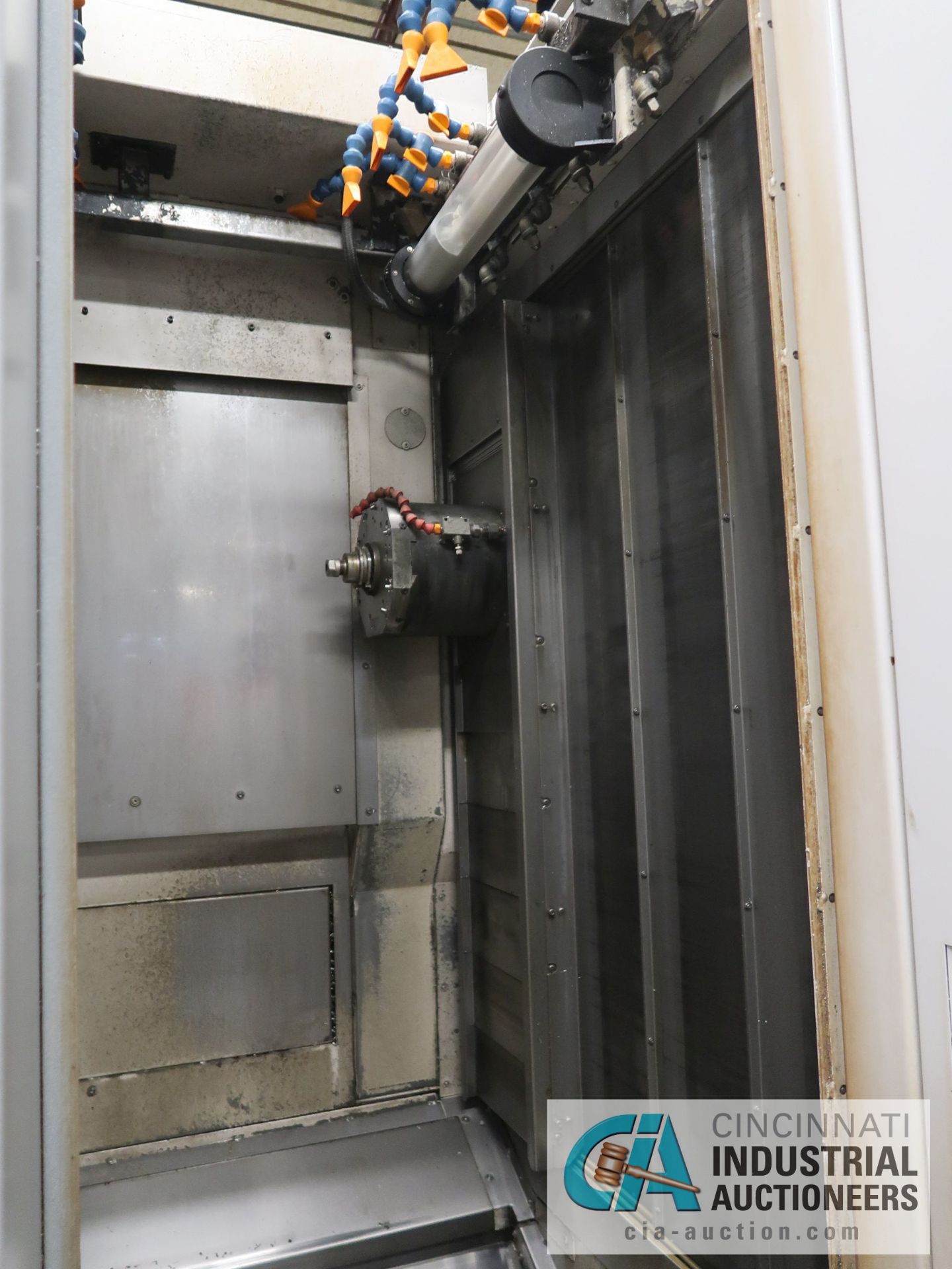 OKUMA MODEL MB-4000H CNC HORIZONTAL MACHINING CENTER W/ FULL 4TH AXIS; S/N 155742, OKUMA OSP-P200MA - Image 8 of 17