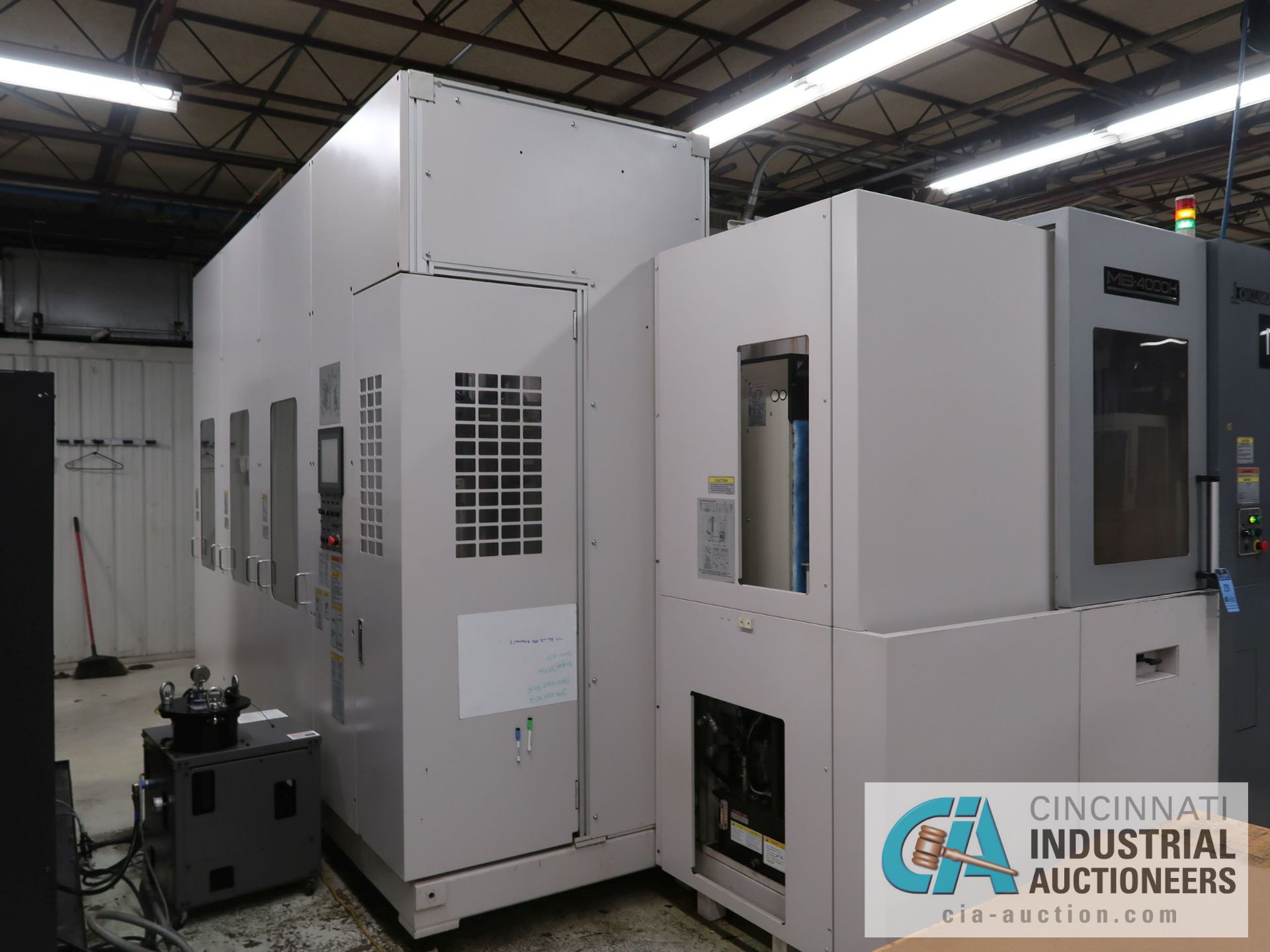 OKUMA MODEL MB-4000H CNC HORIZONTAL MACHINING CENTER W/ FULL 4TH AXIS; S/N 155742, OKUMA OSP-P200MA - Image 3 of 17