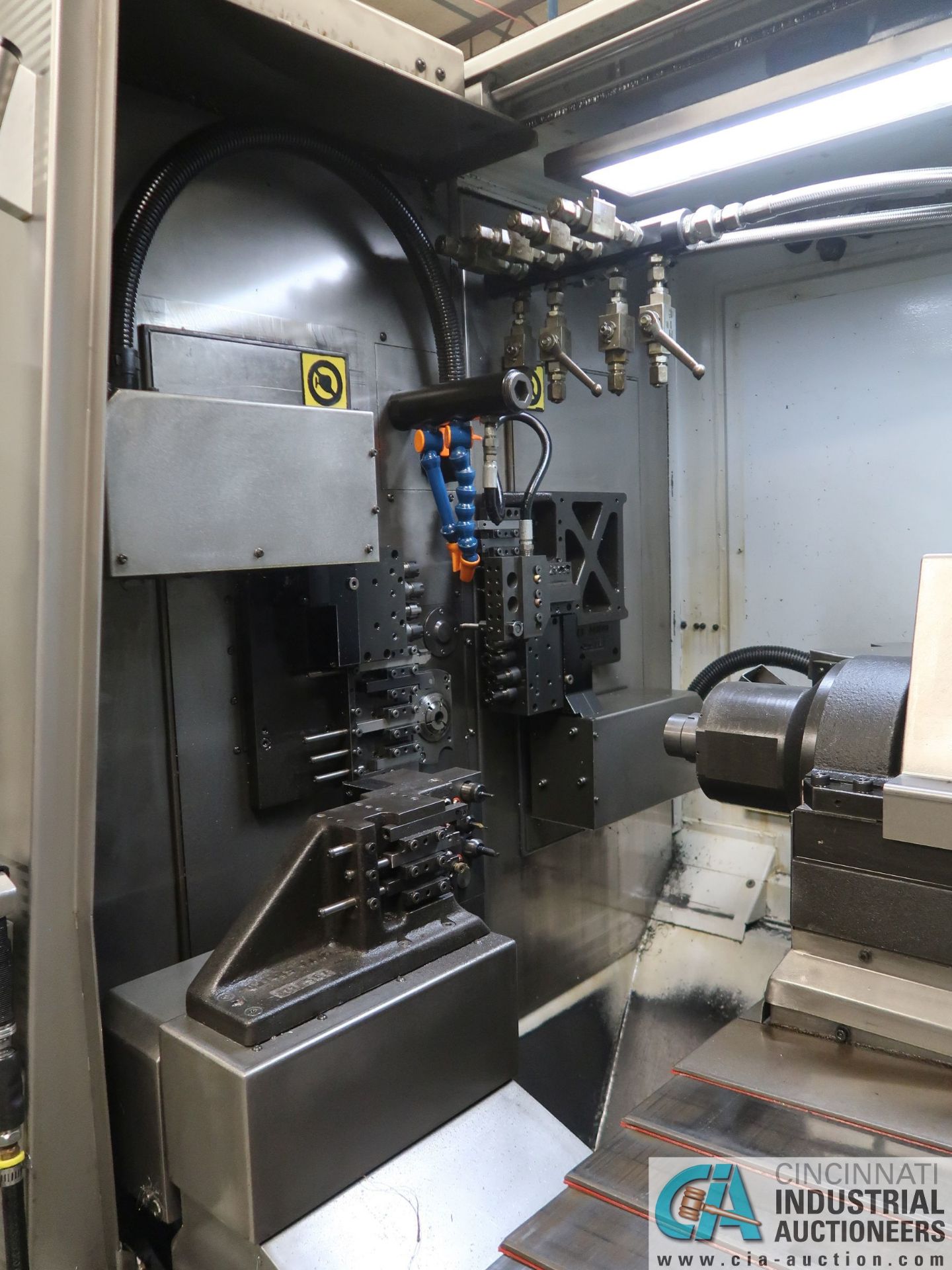 DMG GILDEMEISTER MODEL SPEED 20-11 LINEAR 11-AXIS SWISS CNC TURNING CENTER; S/N 8085012057B, FANUC - Image 11 of 27