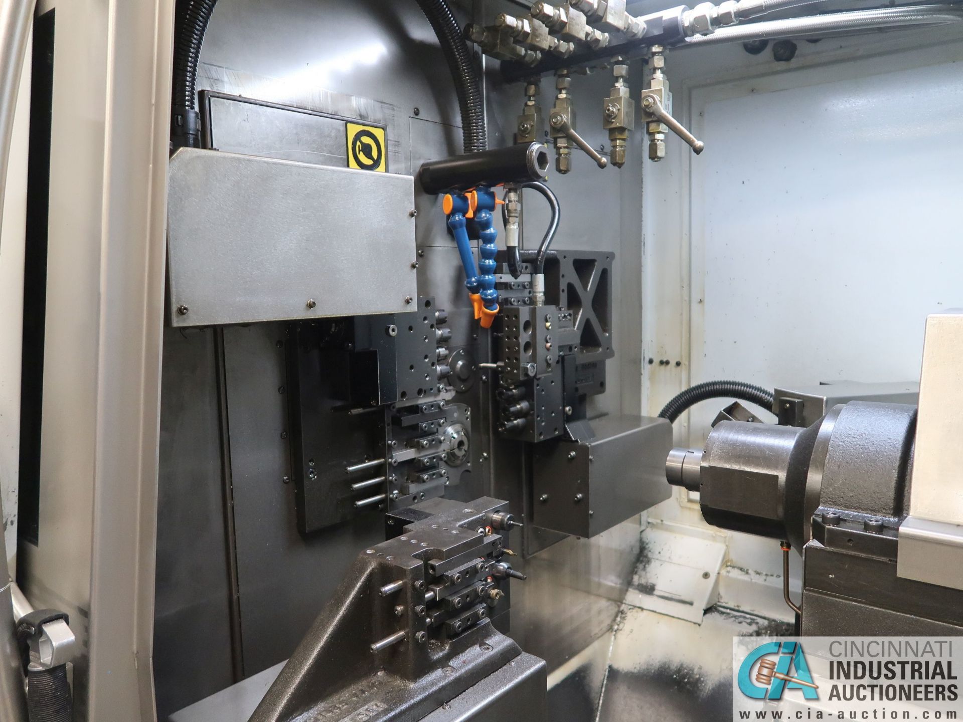 DMG GILDEMEISTER MODEL SPEED 20-11 LINEAR 11-AXIS SWISS CNC TURNING CENTER; S/N 8085012057B, FANUC - Image 10 of 27