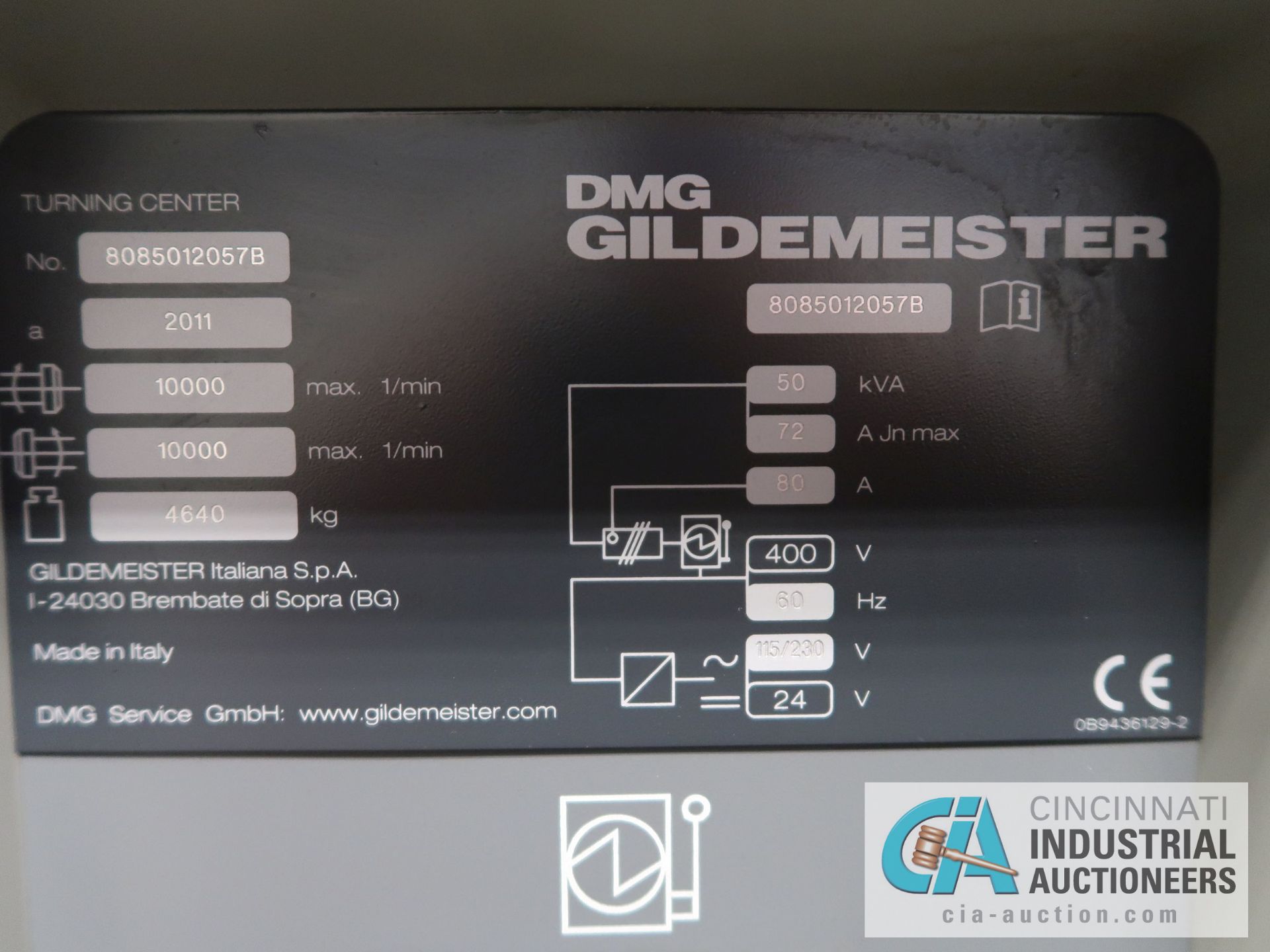 DMG GILDEMEISTER MODEL SPEED 20-11 LINEAR 11-AXIS SWISS CNC TURNING CENTER; S/N 8085012057B, FANUC - Image 6 of 27