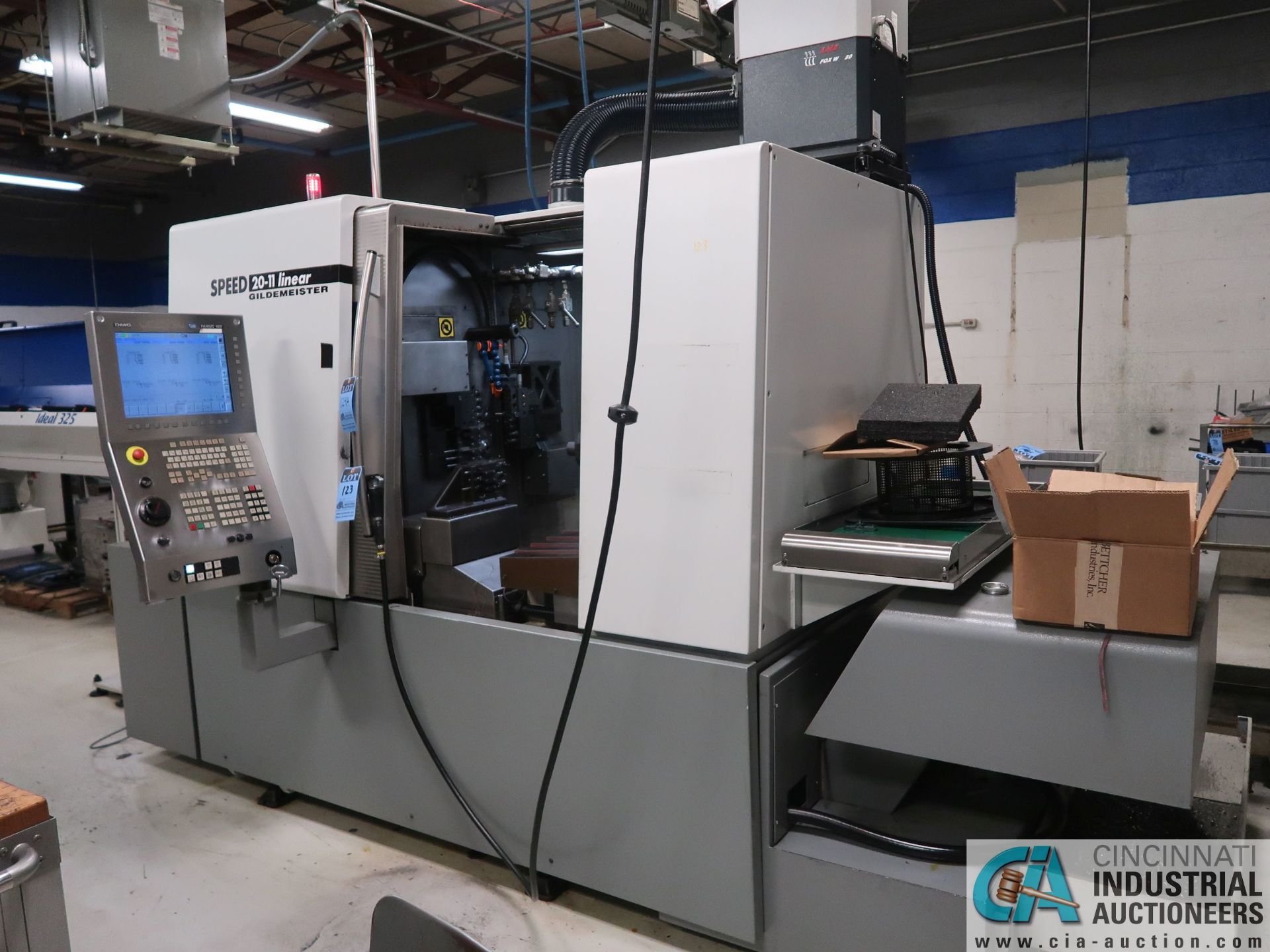 DMG GILDEMEISTER MODEL SPEED 20-11 LINEAR 11-AXIS SWISS CNC TURNING CENTER; S/N 8085012057B, FANUC - Image 17 of 27