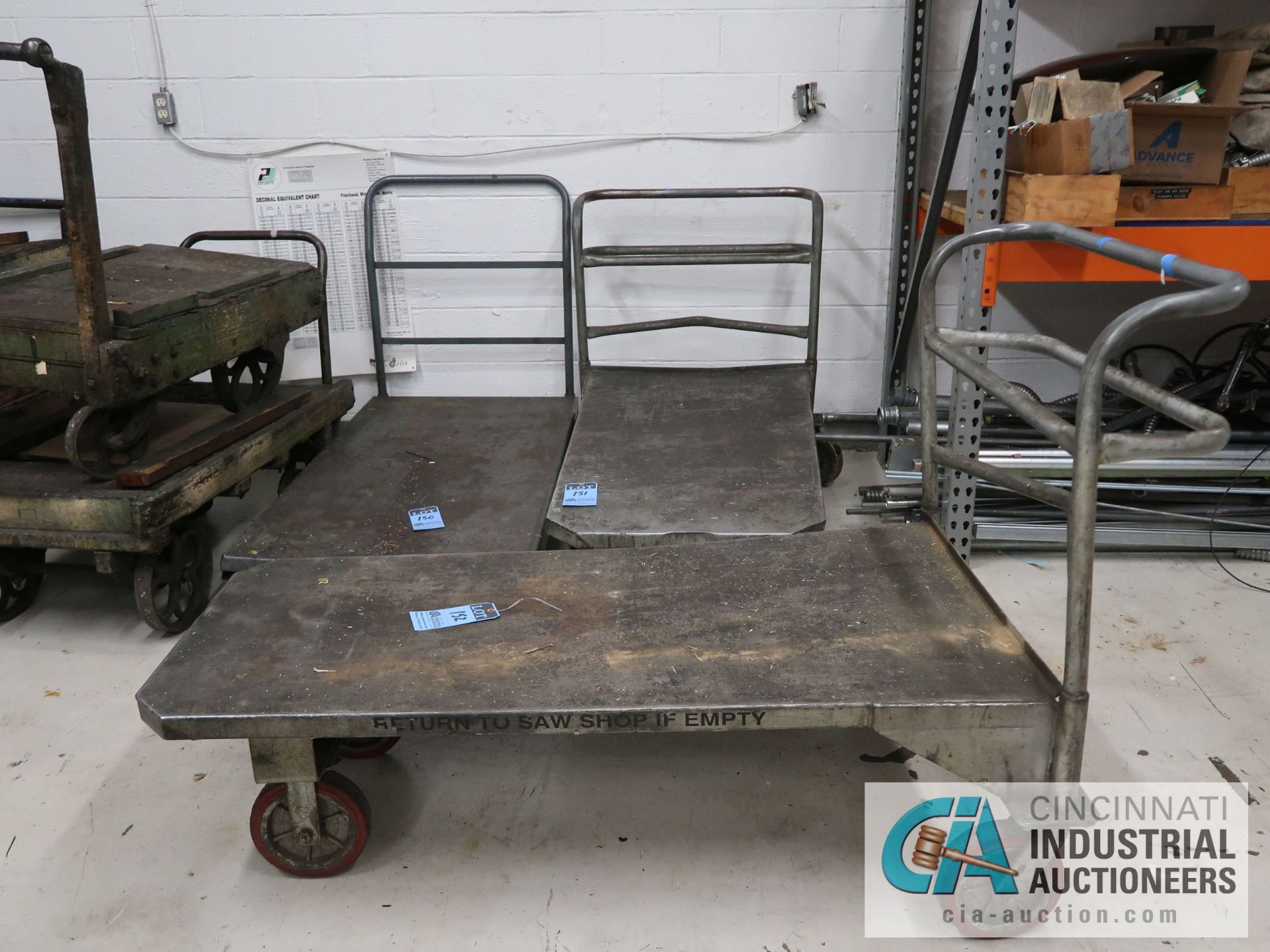 32" X 60" STEEL CART