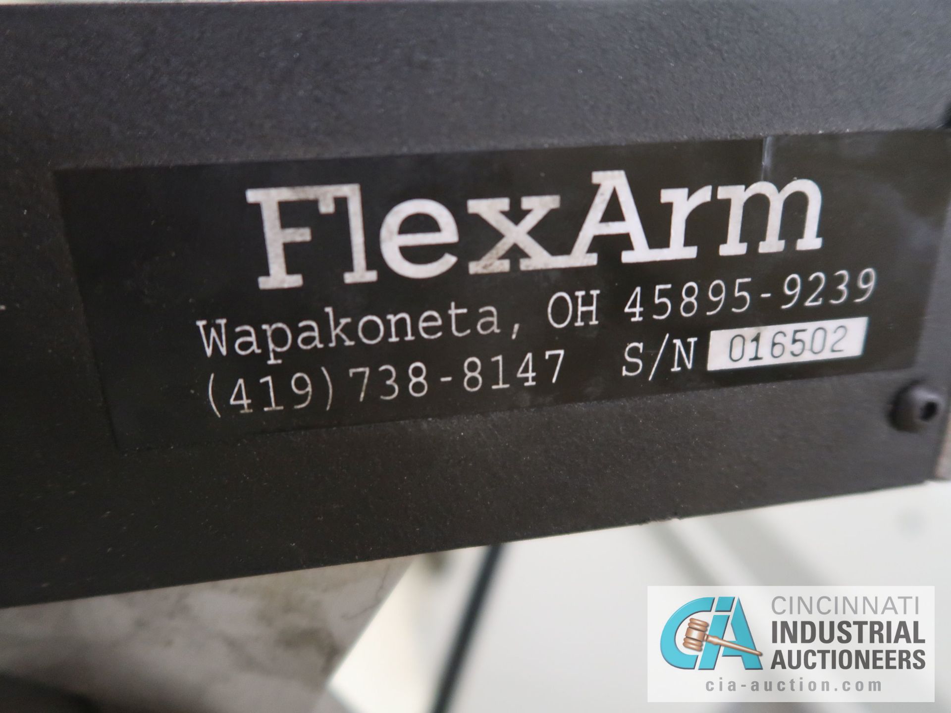 FLEX ARM PNEUMATIC DRILL WITH 6" KURT VISE - Image 5 of 5