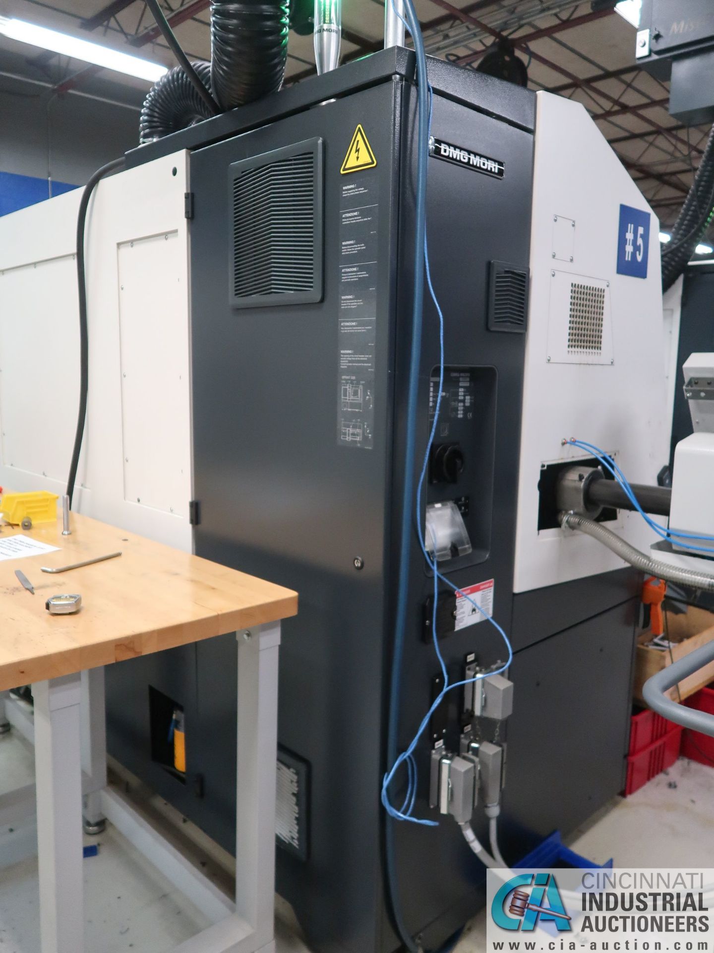 DMG MORI MODEL SPRINT 32/8 SWISS CNC TURNING CENTER; S/N 8107000108B, FANUC 32i-MODEL B CONTROL, 2- - Image 17 of 18