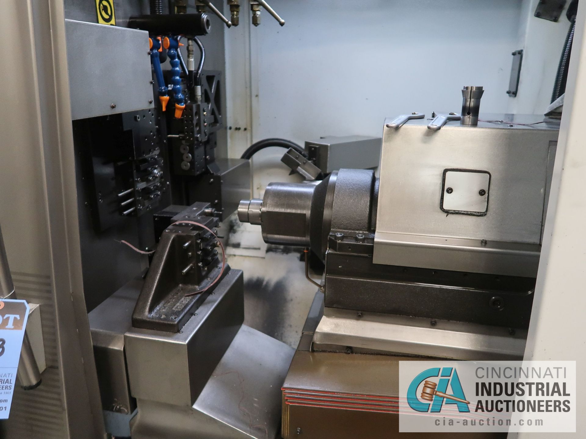 DMG GILDEMEISTER MODEL SPEED 20-11 LINEAR 11-AXIS SWISS CNC TURNING CENTER; S/N 8085012057B, FANUC - Image 3 of 27