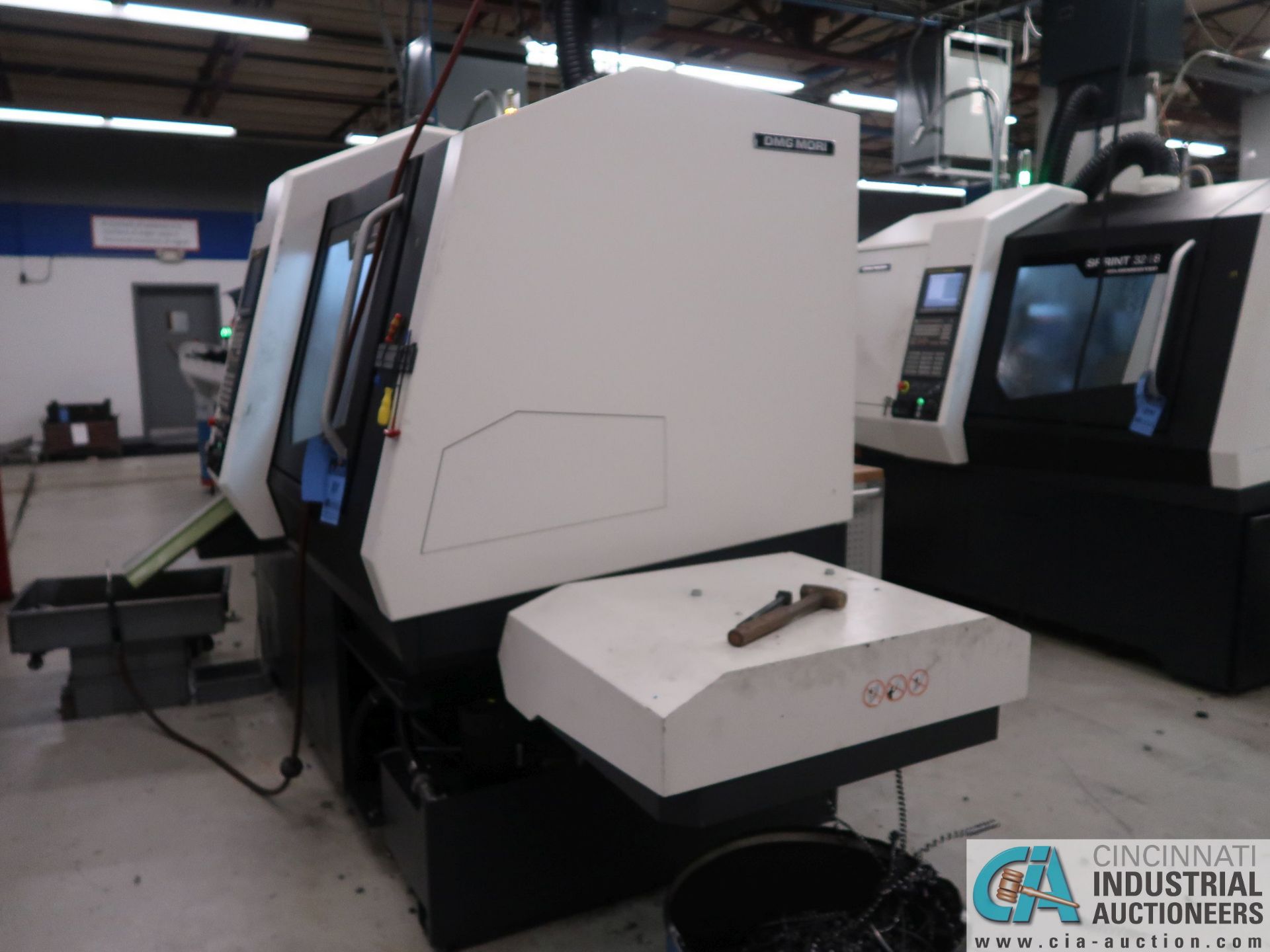 DMG MORI MODEL SPRINT 32/8 SWISS CNC TURNING CENTER; S/N 8107000192B, FANUC 32i-MODEL B CONTROL, 2- - Image 12 of 15