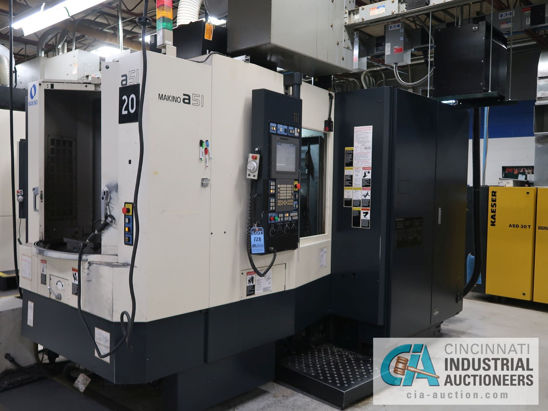 MAKINO MODEL A51 CNC HORIZONTAL MACHINING CENTER W/ FULL 4TH AXIS; S/N 1847 - Image 2 of 16