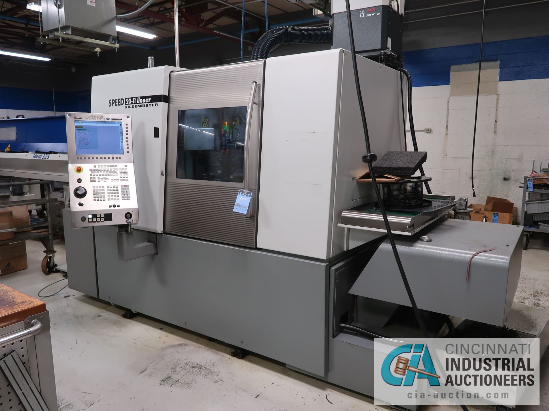 DMG GILDEMEISTER MODEL SPEED 20-11 LINEAR 11-AXIS SWISS CNC TURNING CENTER; S/N 8085012057B, FANUC