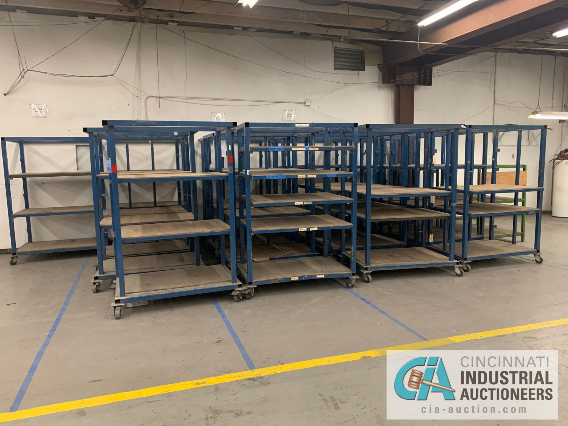 34" X 4' X 78" HIGH APPROX. MULTI-SHELF CARTS - Image 4 of 5