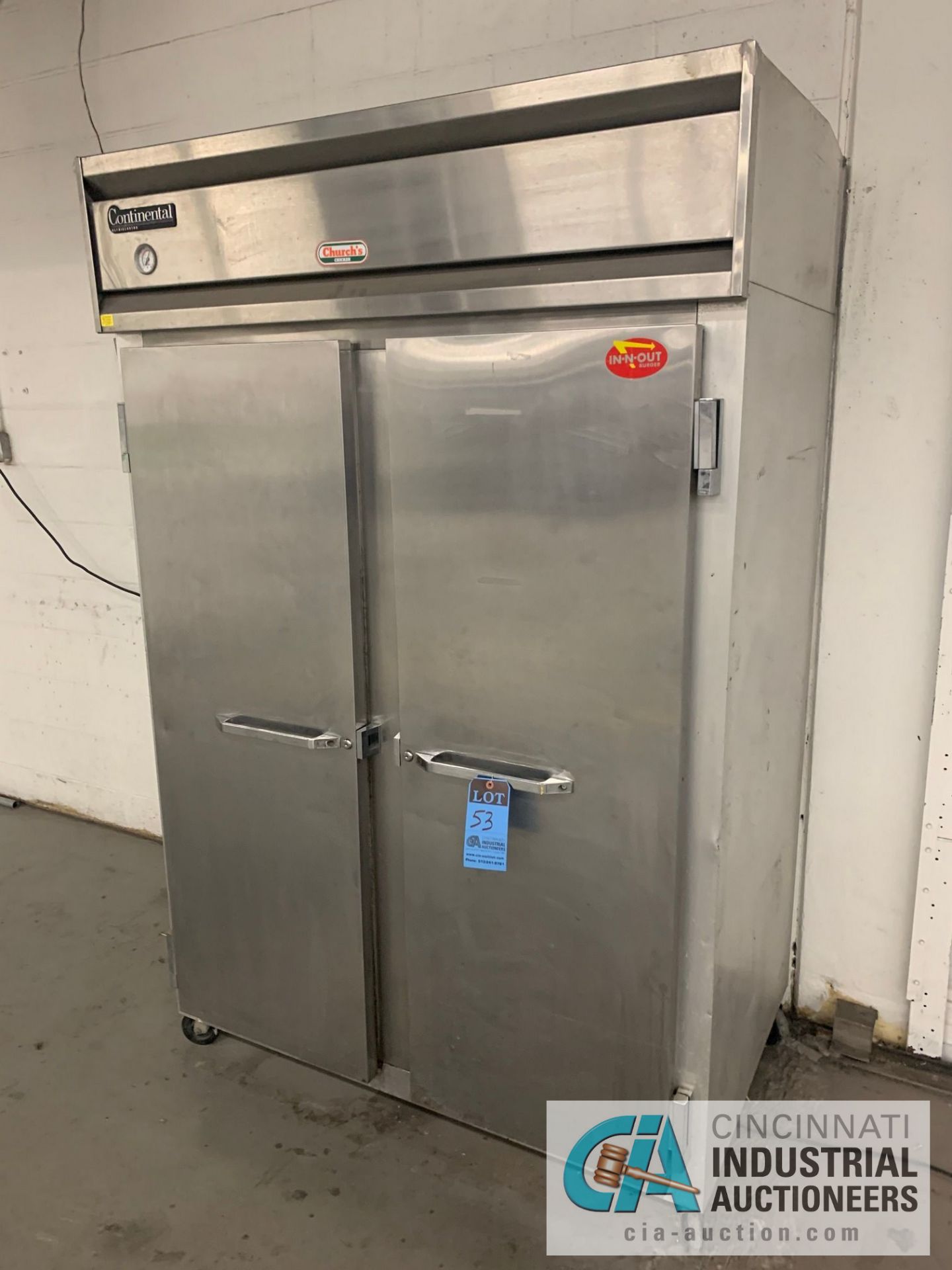 4' WIDE CONTINENTAL 2-DOOR REFRIGERATOR