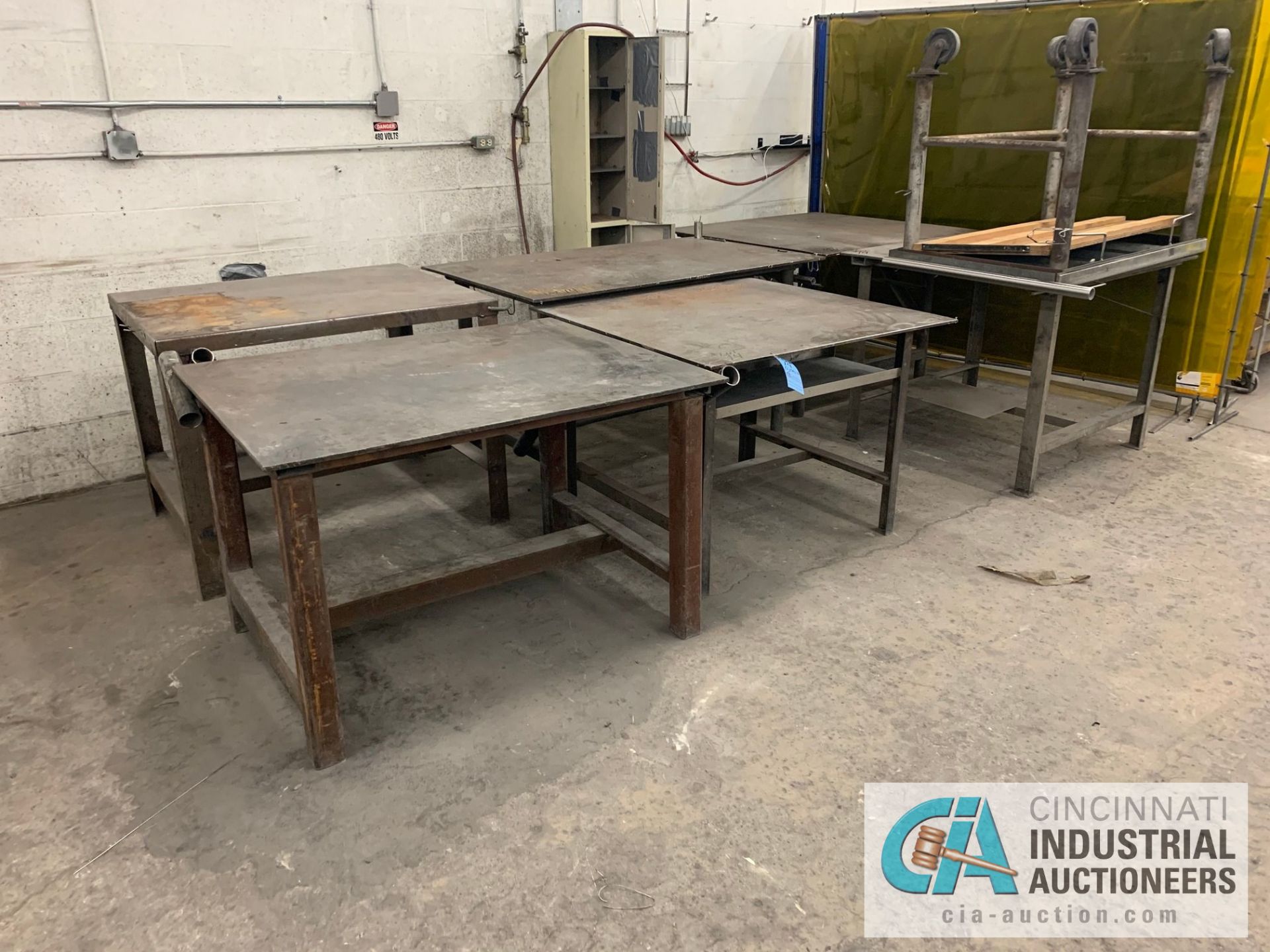 VARIOUS HEAVY WELD TABLES