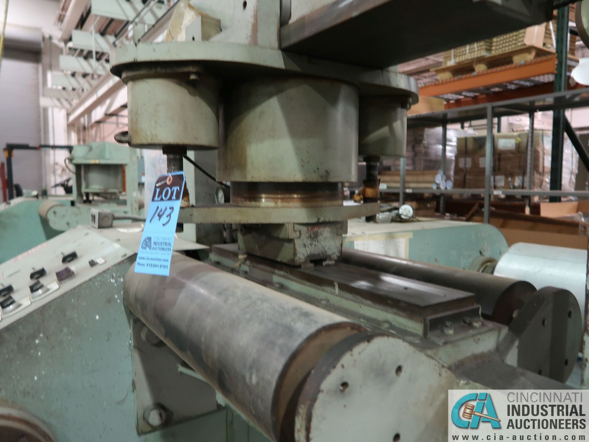 MICRO-TOOL MODEL T-236 FOIL ASSEMBLY WINDING MACHINE, (3) 14" WIDE PAY-OFF MANDRELS, 14" PAPER - Image 4 of 7