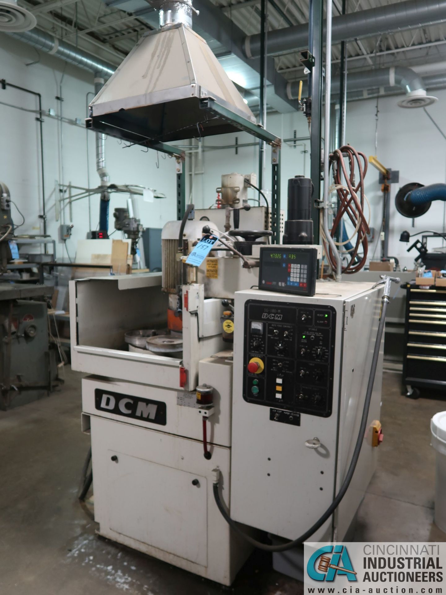 DCM TECH MODEL 1G-180 VERTICAL SPINDLE ROTARY SURFACE GRINDER; S/N 21610, 11.2 HP, 18" DIA. CHUCK, - Image 2 of 10
