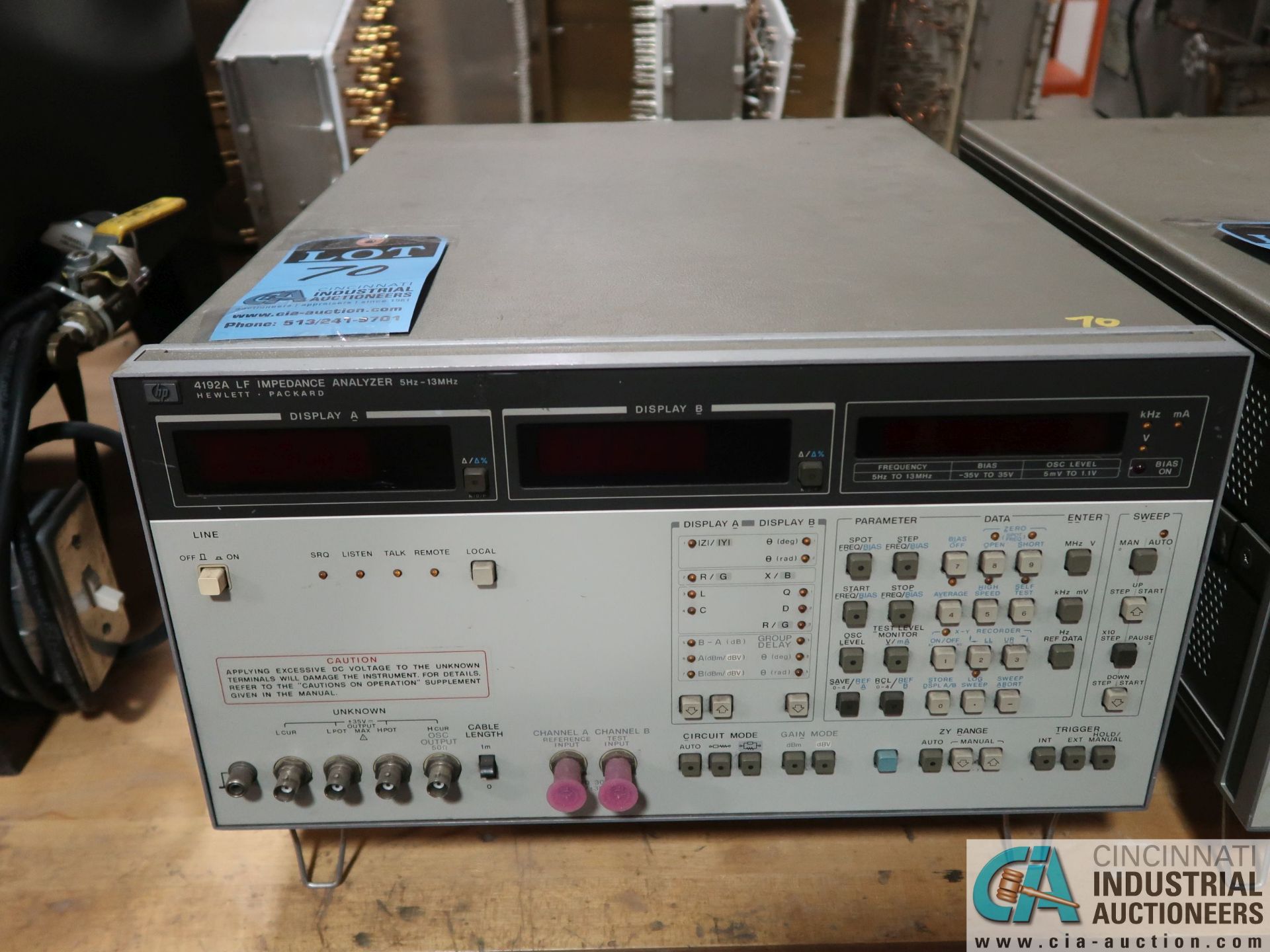 HP 4192A LF IMPEDENCE ANALYZER