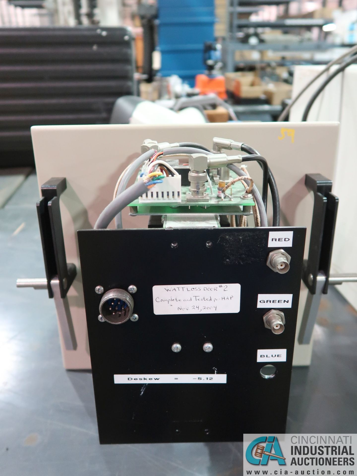 SIGMA SYSTEMS MODEL 18R TEST CHAMBER; S/N 782, 120 VOLT, CHAMEBR DIMENSIONS: 10" X 10" X 10" WITH ( - Image 7 of 7