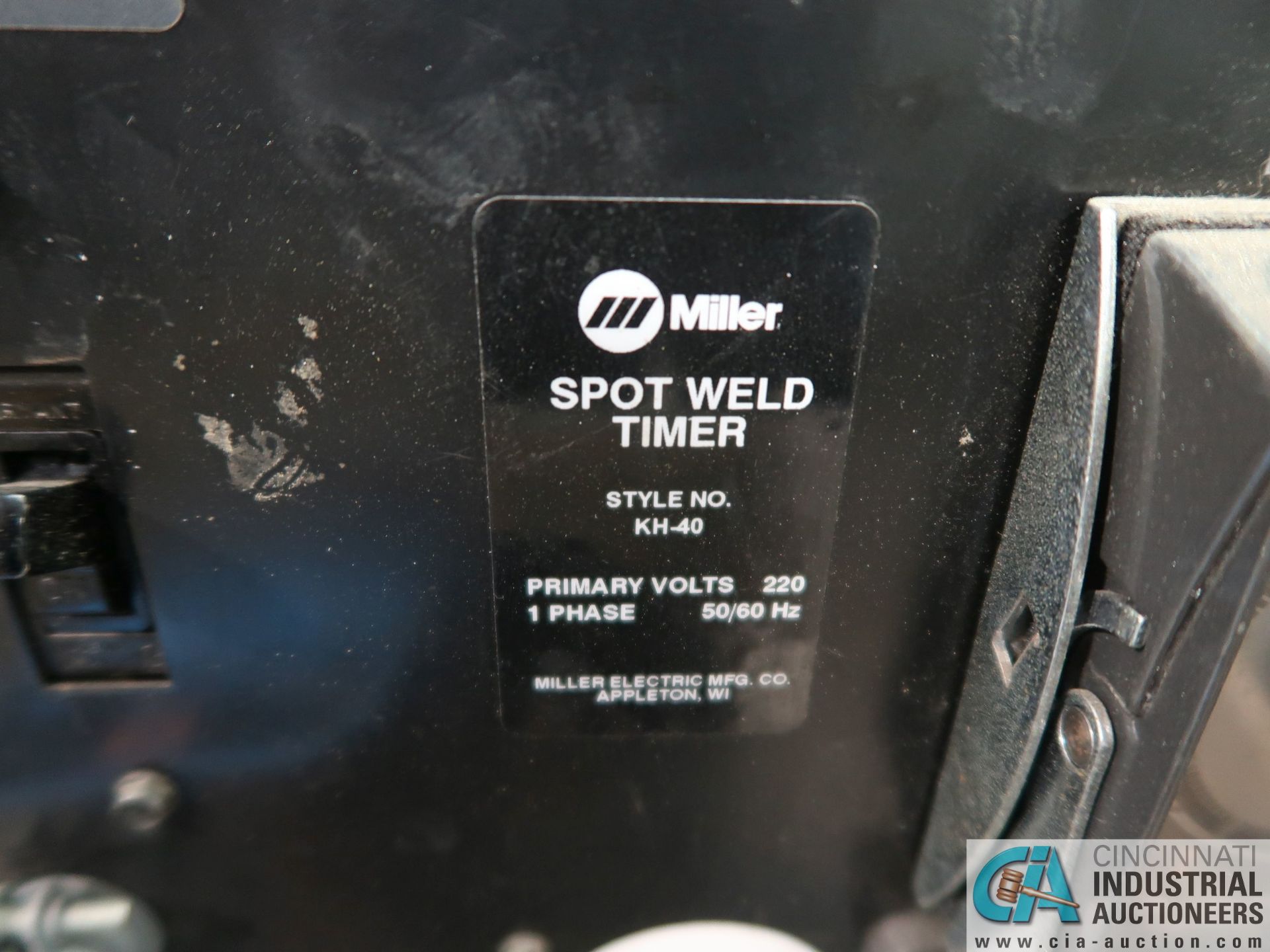 MILLER MODEL KH-40 SPOT WELDER, 18" THROAT, SINGLE PHASE - Image 6 of 6