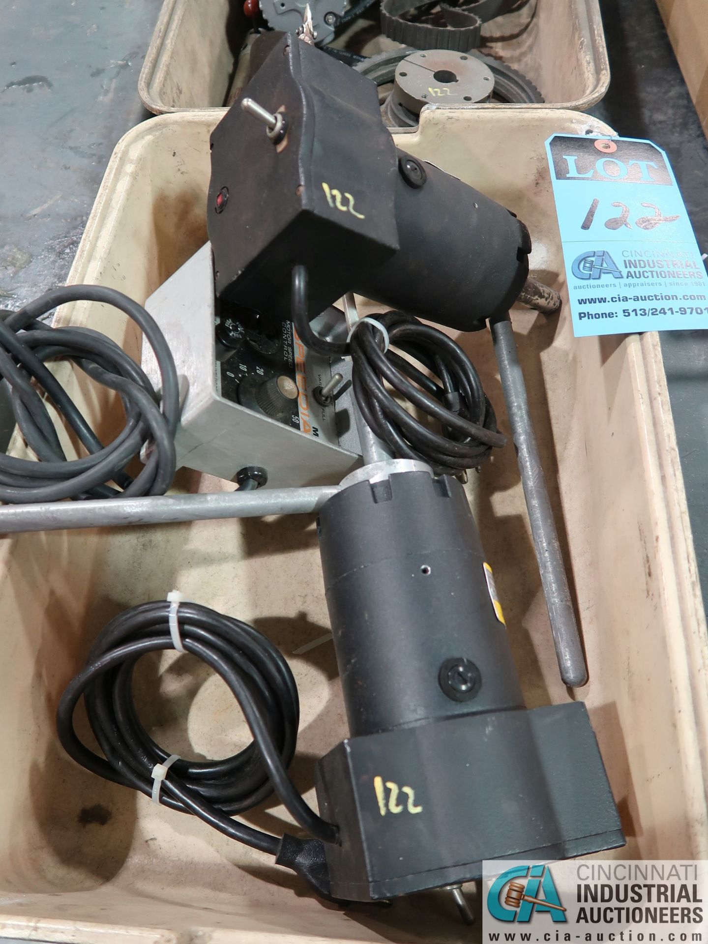 (LOT) (2) ARROW 1750 MIXERS WITH DAYTON AND LUTRON SPEED CONTROLS
