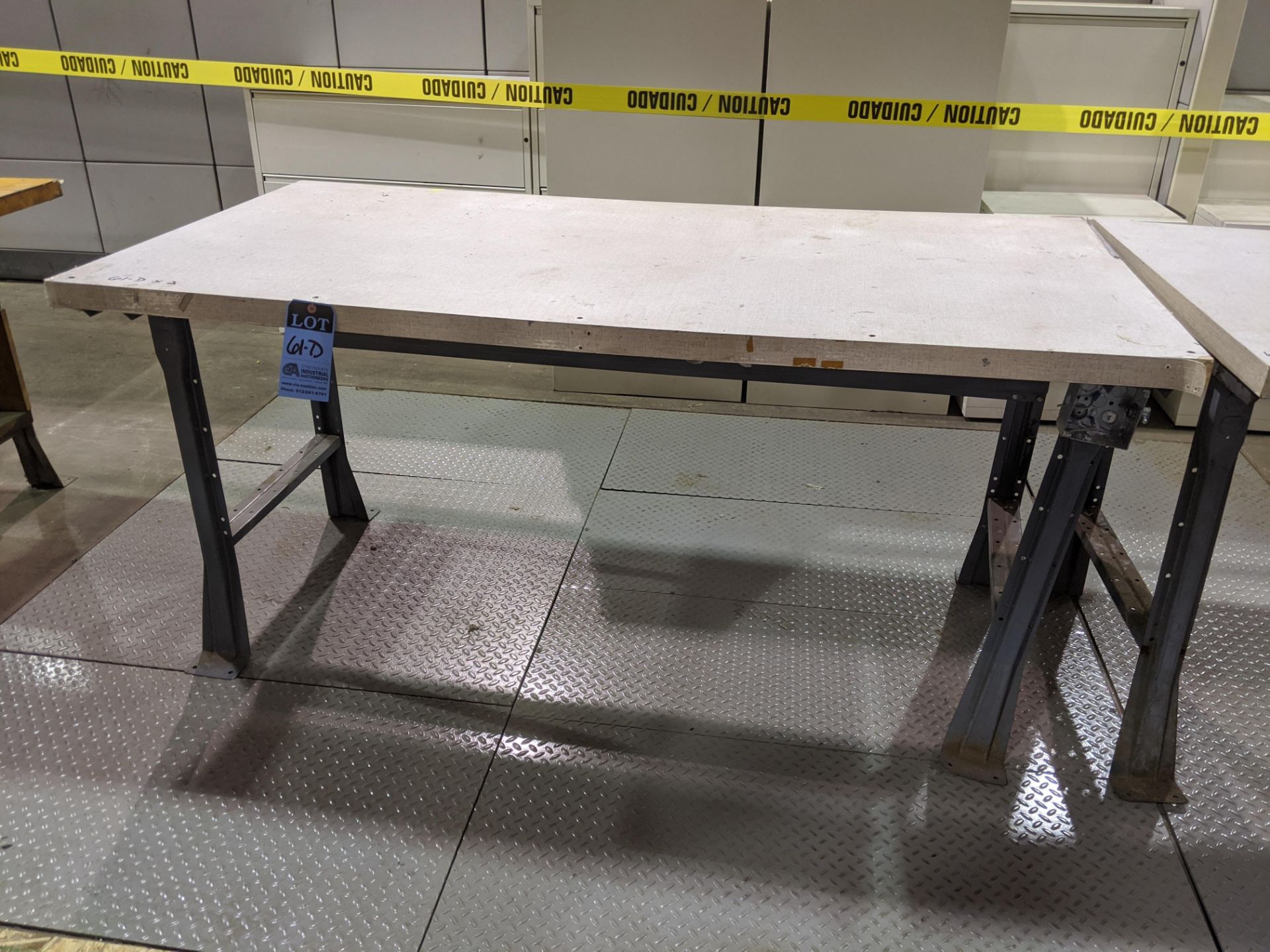 (2) 36" x 72 work tables