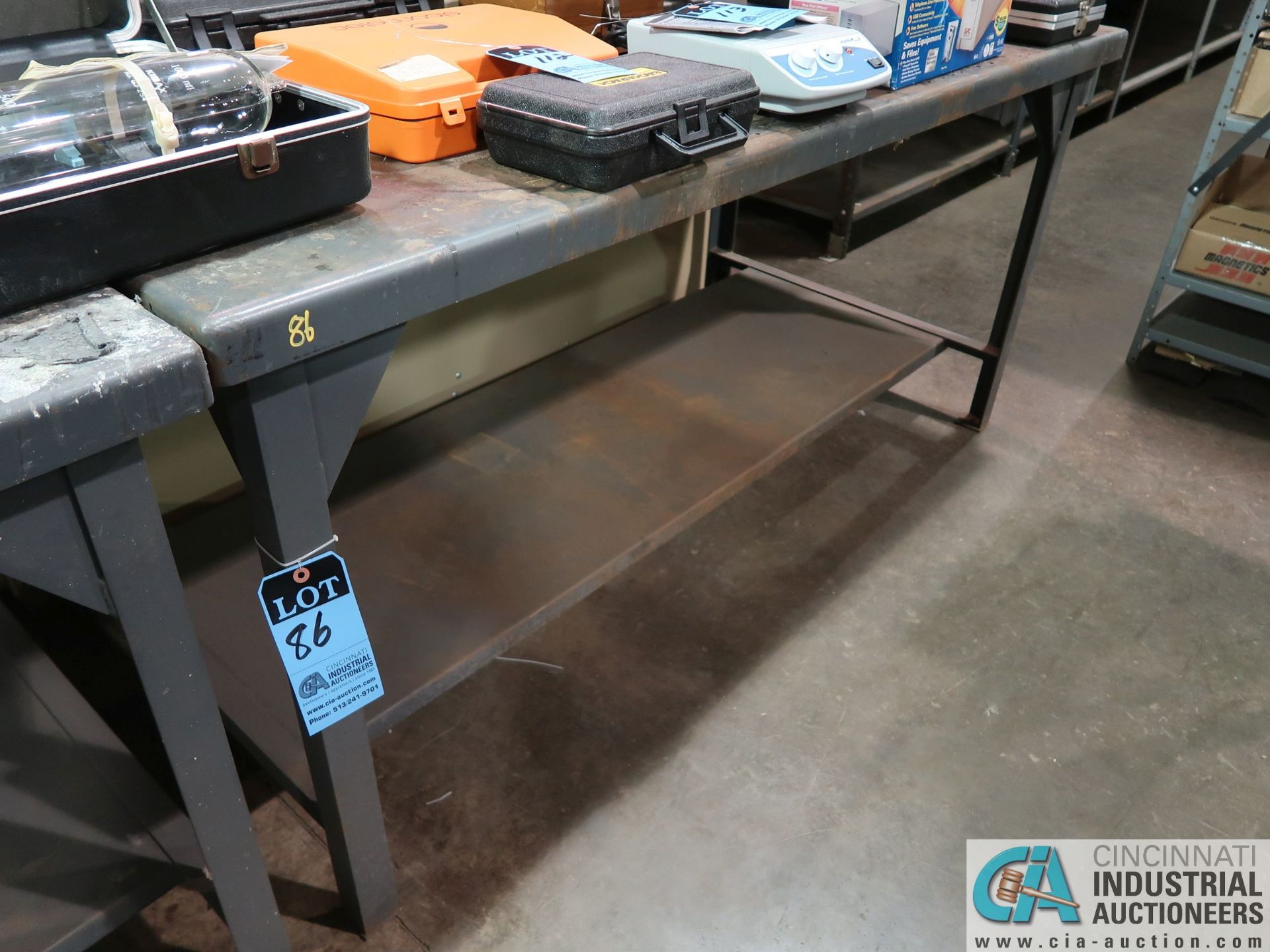 36" X 72" STEEL TABLE